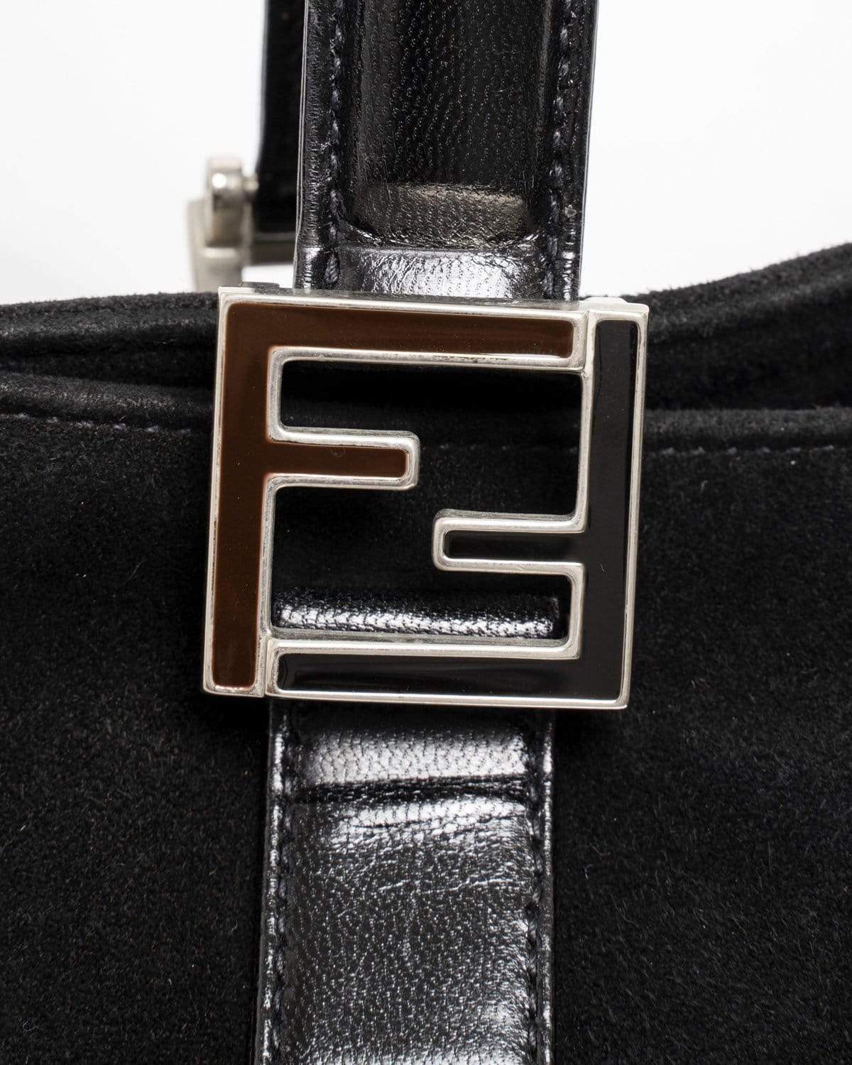 Fendi Fendi Small Black Suede Handbag - AWL1938