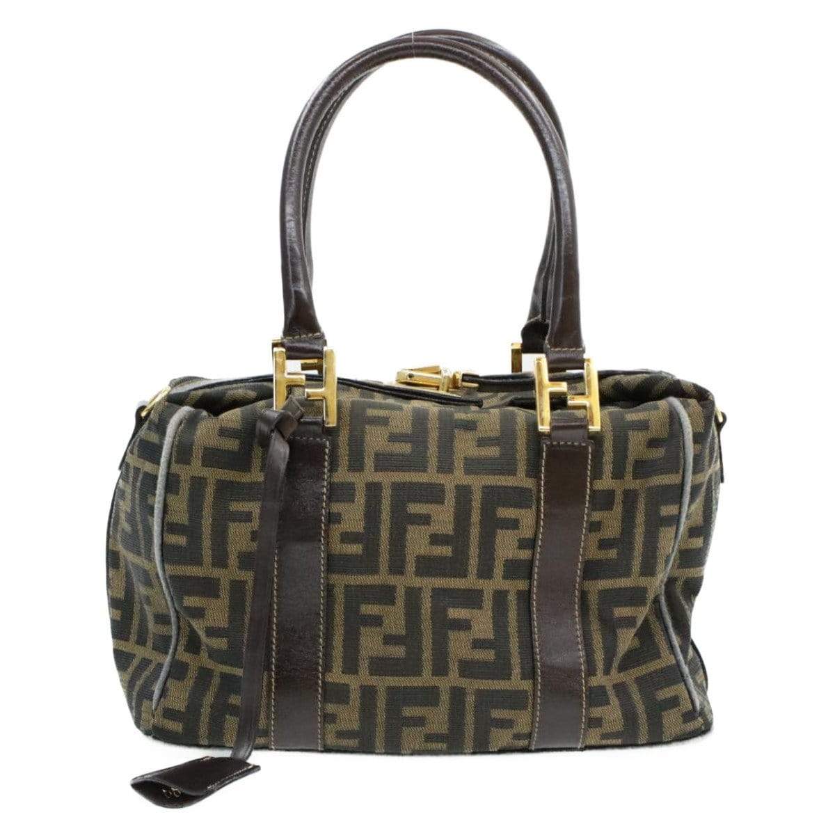 Fendi Fendi Zucca 2Way Canvas Handbag