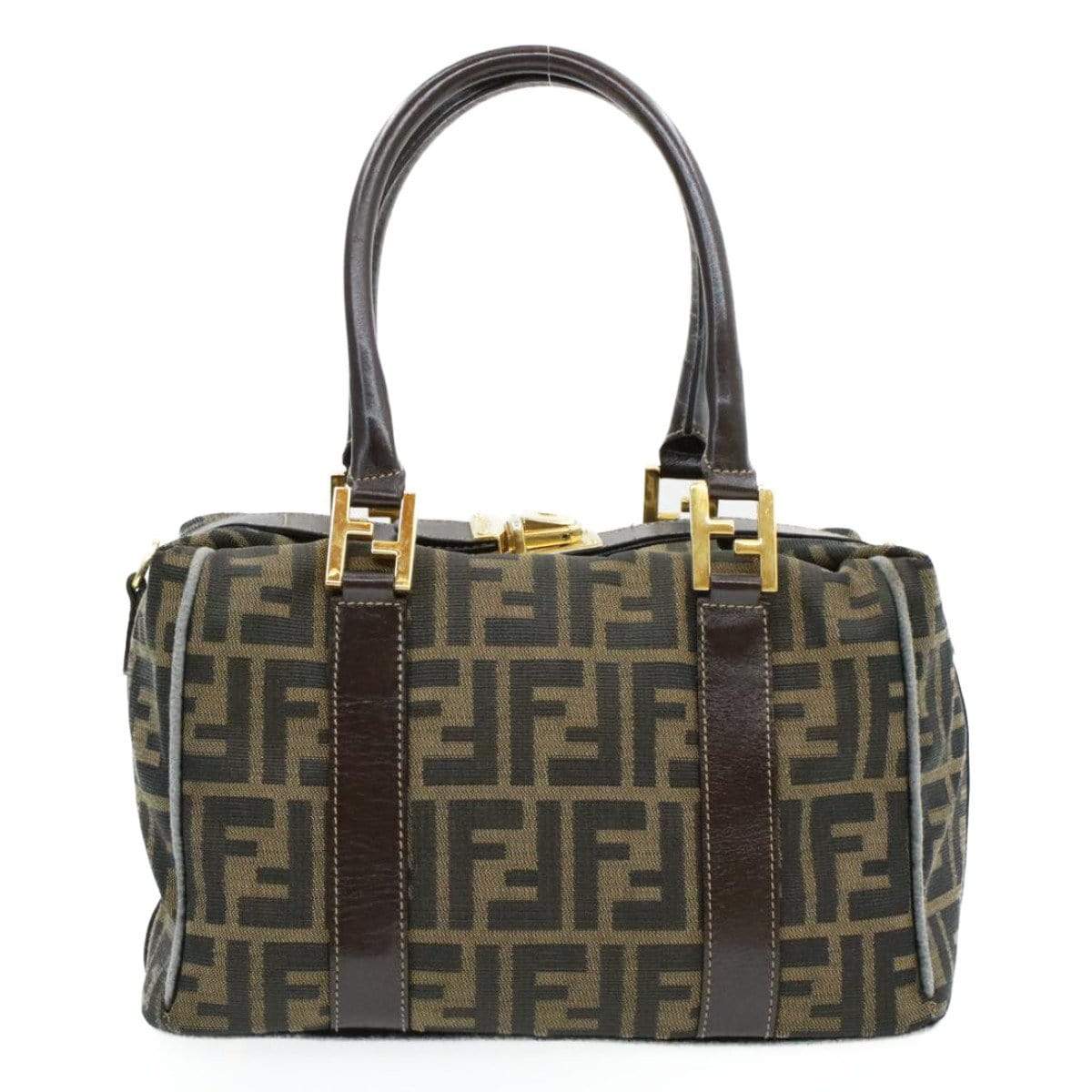 Fendi Fendi Zucca 2Way Canvas Handbag