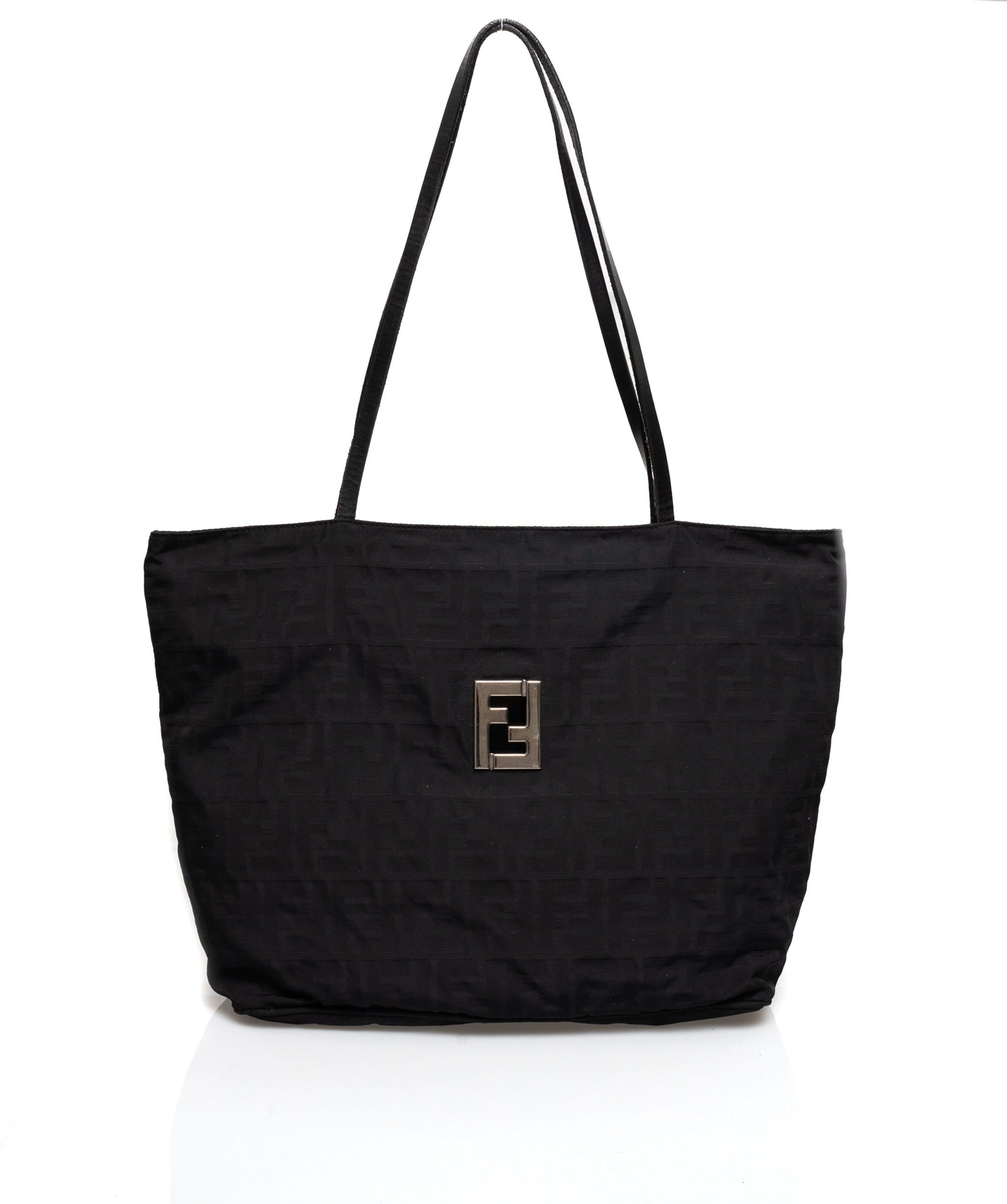 Fendi Fendi Zucca Black Canvas Tote Bag - NW3422