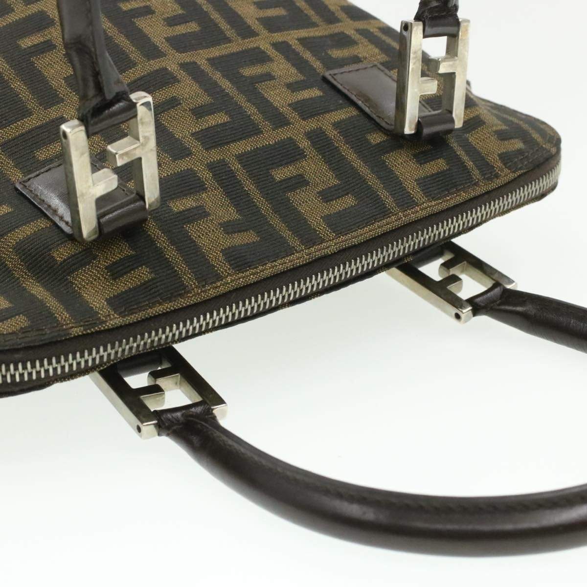 Fendi FENDI Zucca Canvas Hand Bag