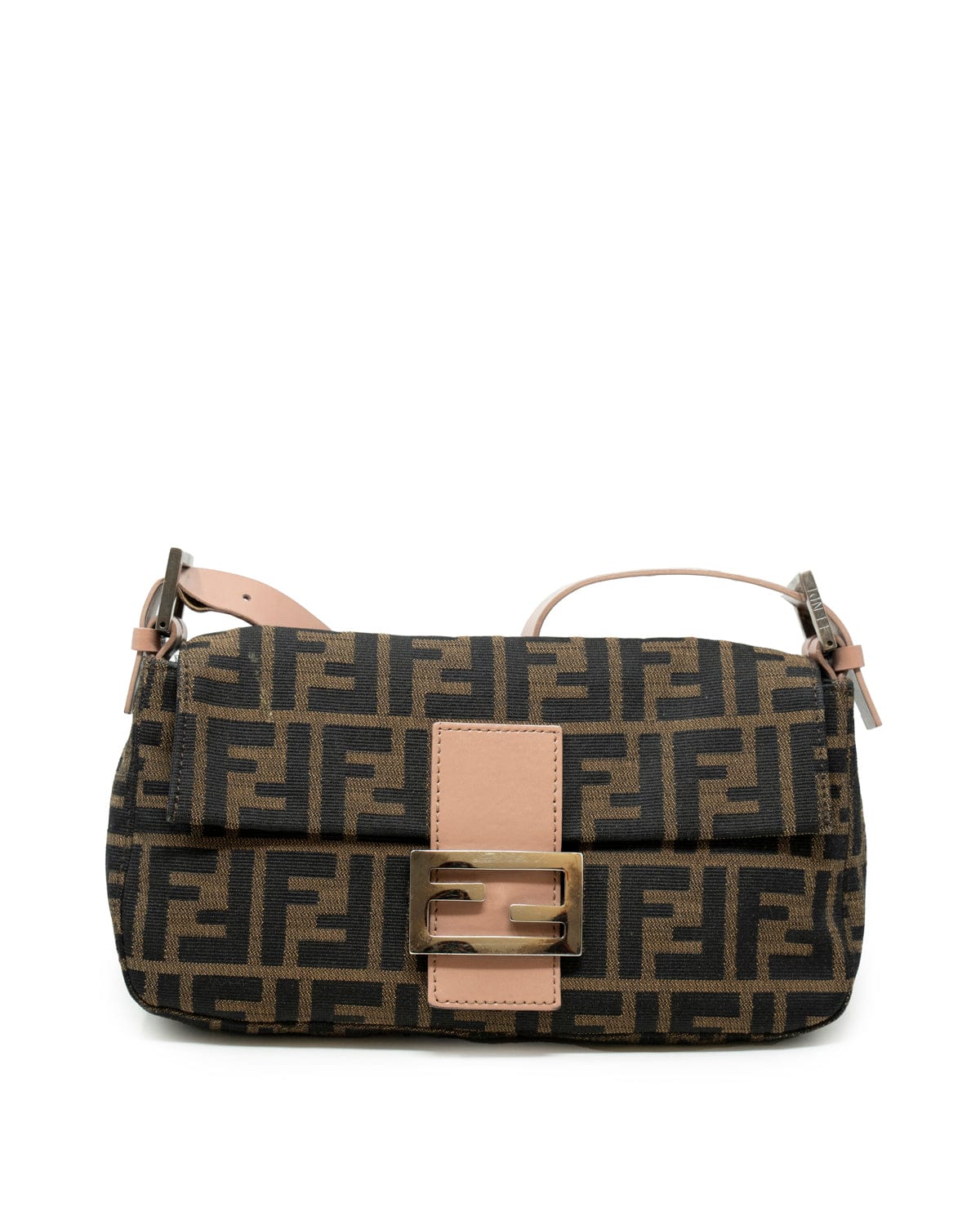 Fendi Fendi Zucca Canvas & Leather Baguette Bag - AGL1801