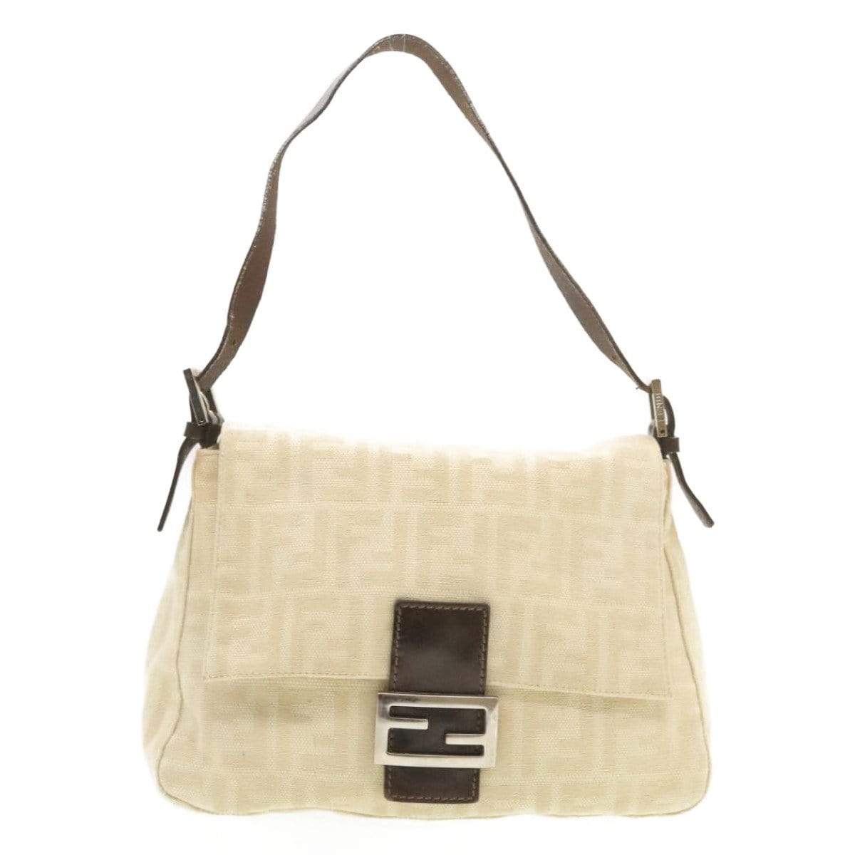 Fendi Fendi Zucca Canvas Mamma Baguette Shoulder Bag