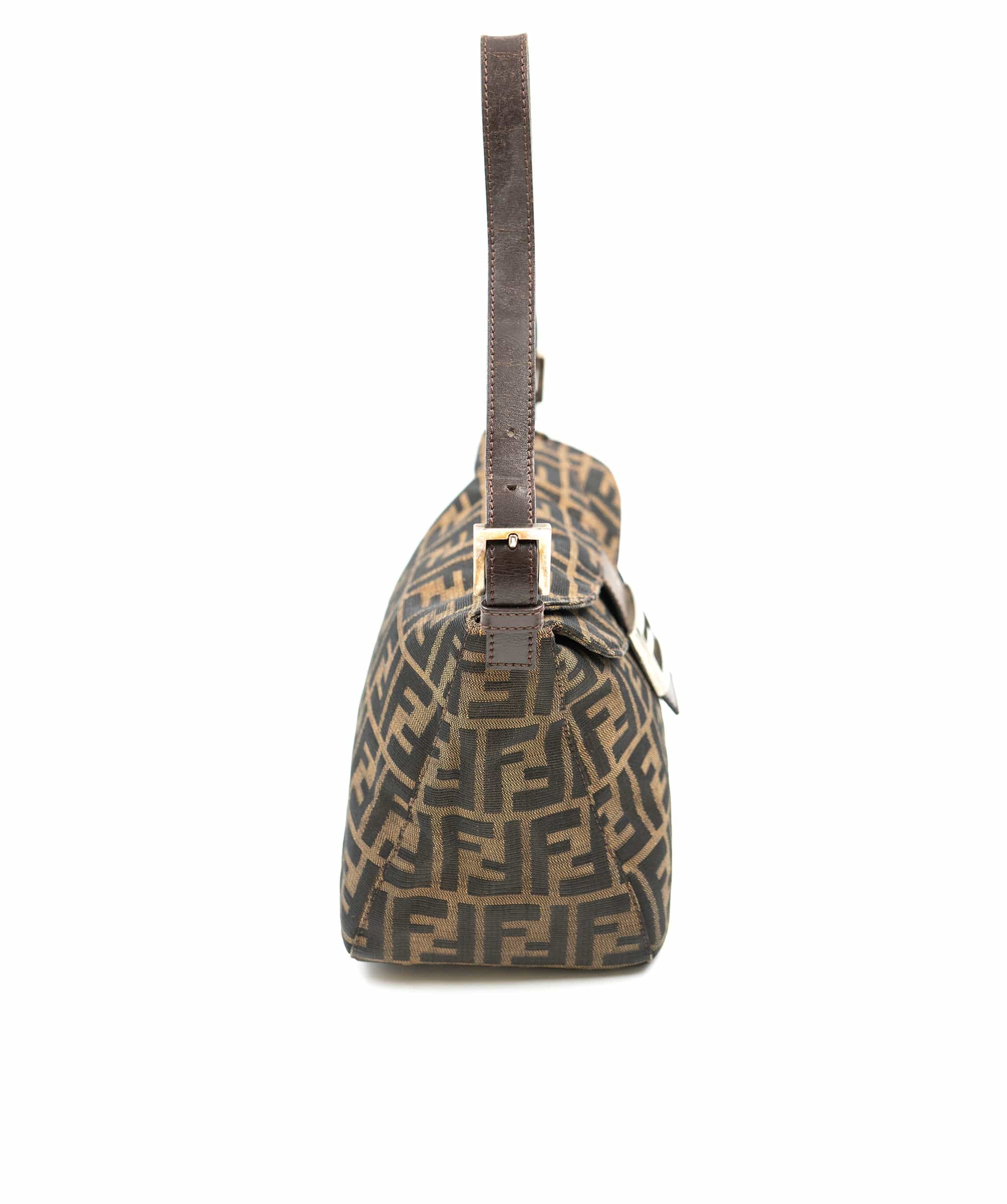 Fendi FENDI Zucca Canvas Mamma Baguette Shoulder Bag - AWL3507