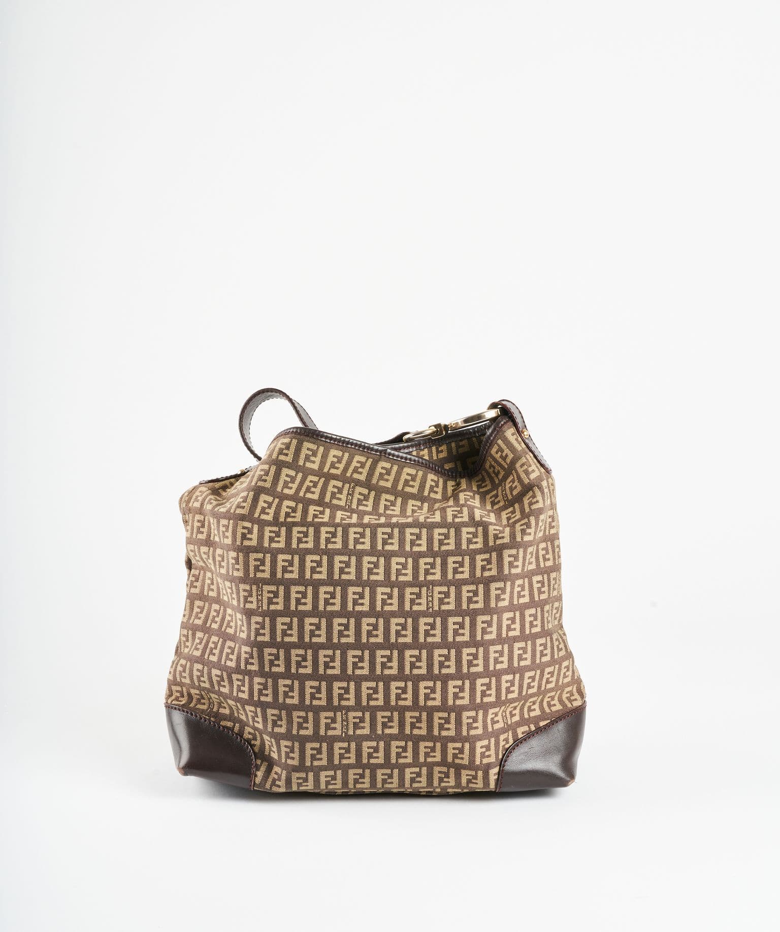 Fendi Fendi Zucca Canvas Top Handle Bag