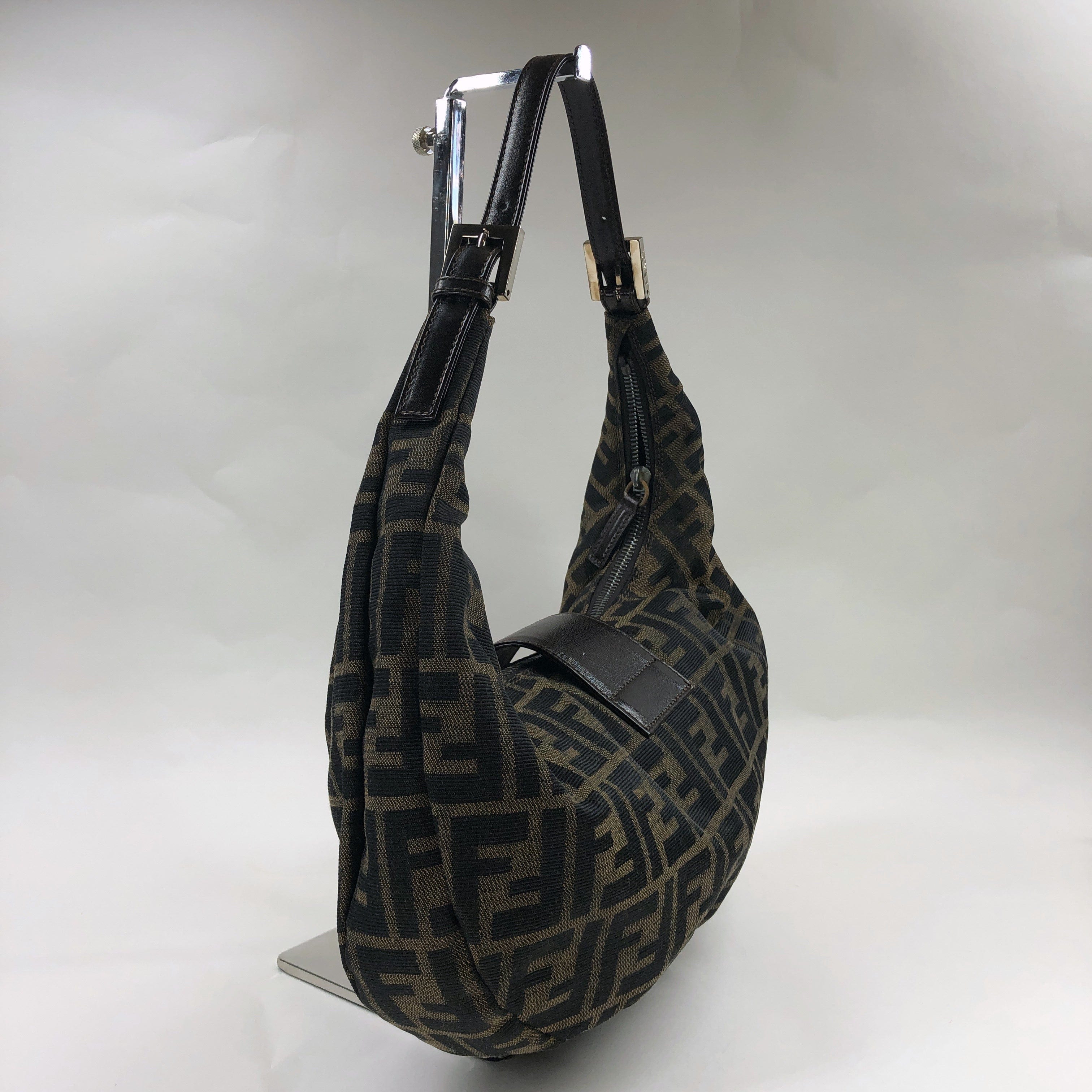 Fendi Fendi Zucca Hobo Shoulder Bag PXL2326