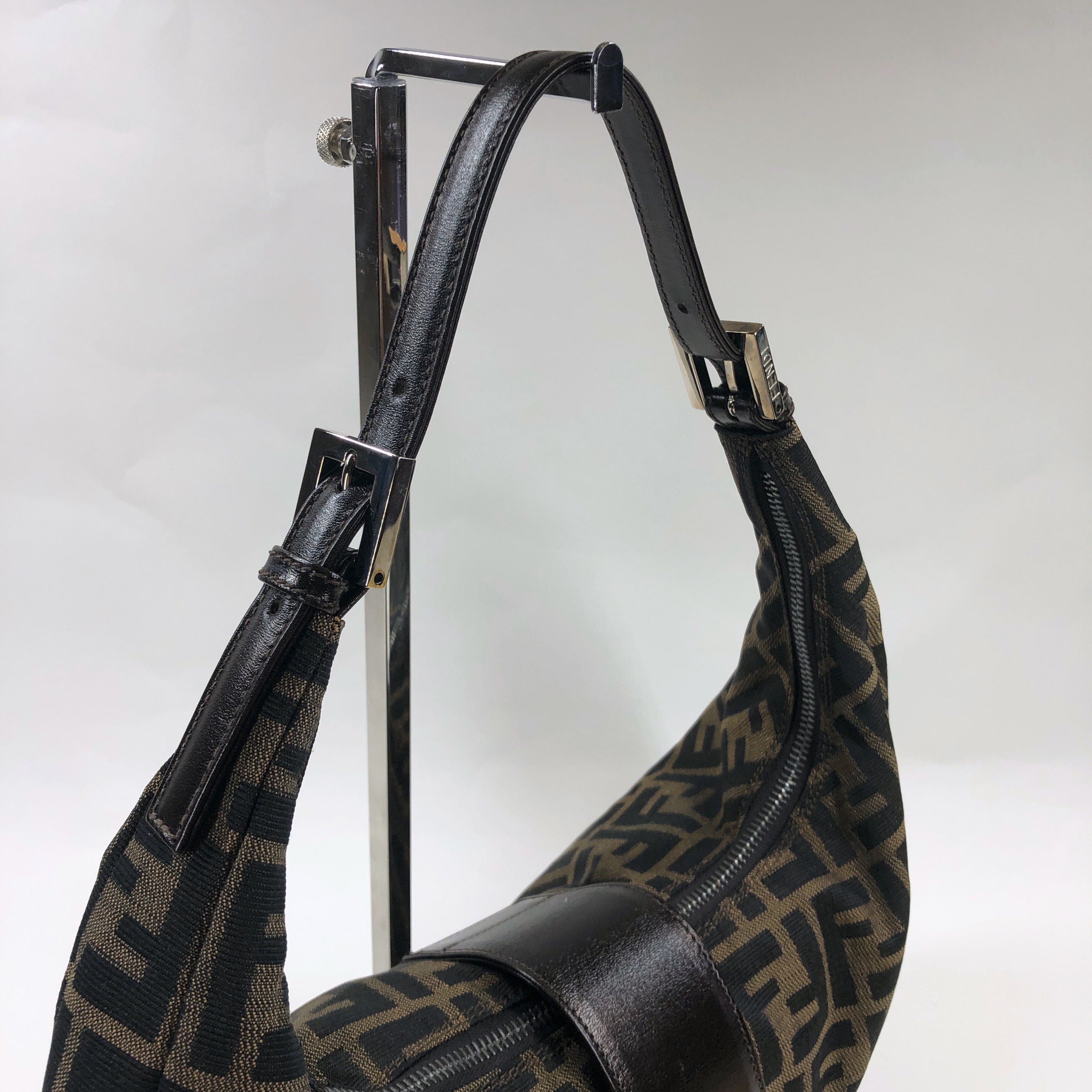 Fendi Fendi Zucca Hobo Shoulder Bag PXL2326