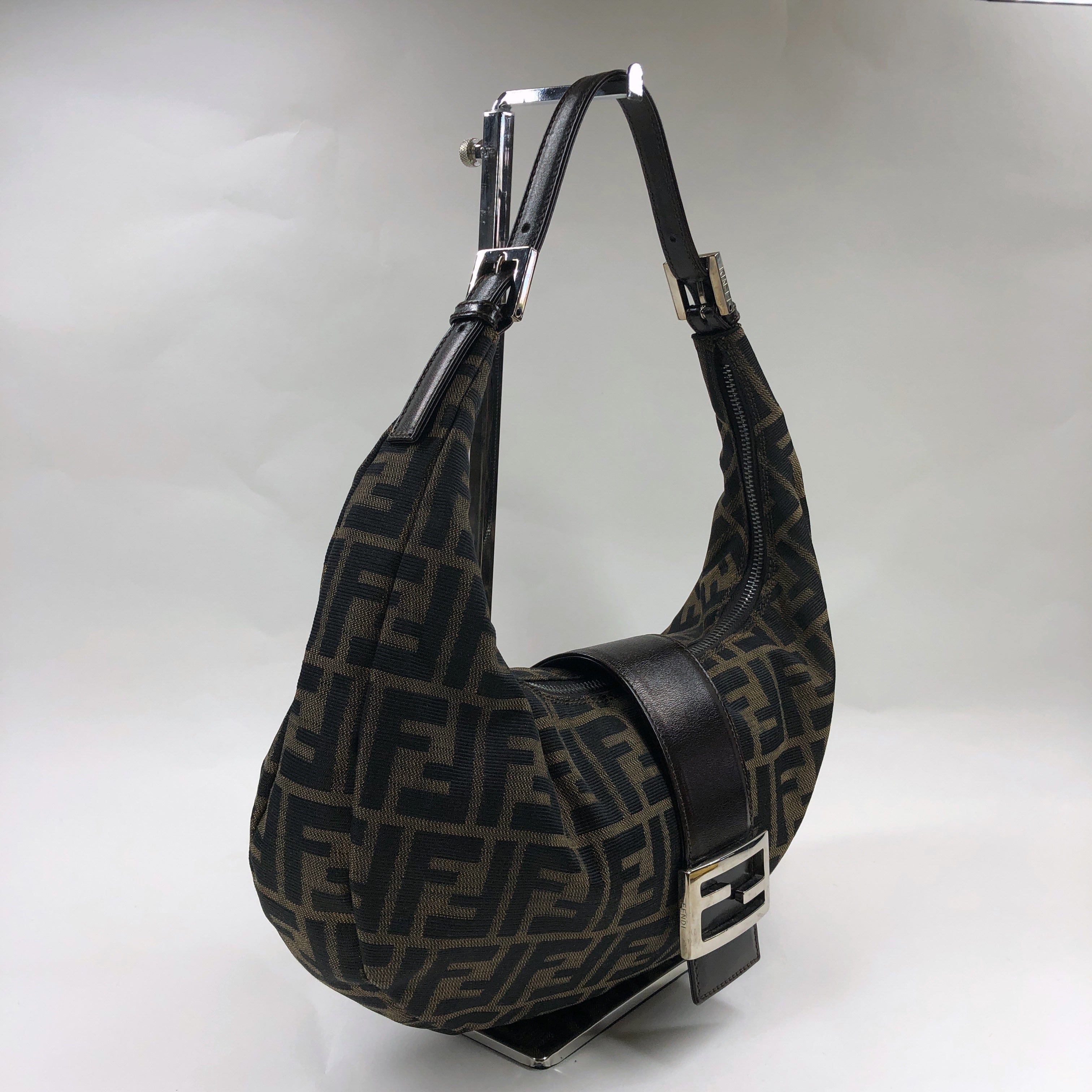 Fendi Fendi Zucca Hobo Shoulder Bag PXL2326