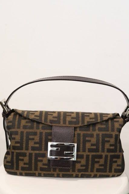 Fendi Fendi Zucca Jacquard Leather Handbag ASL2587