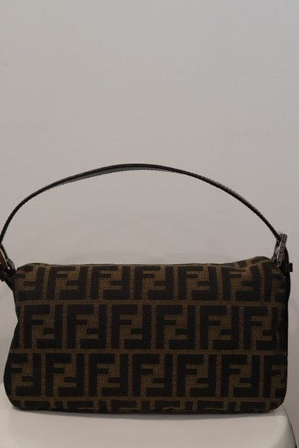 Fendi Fendi Zucca Jacquard Leather Handbag ASL2587