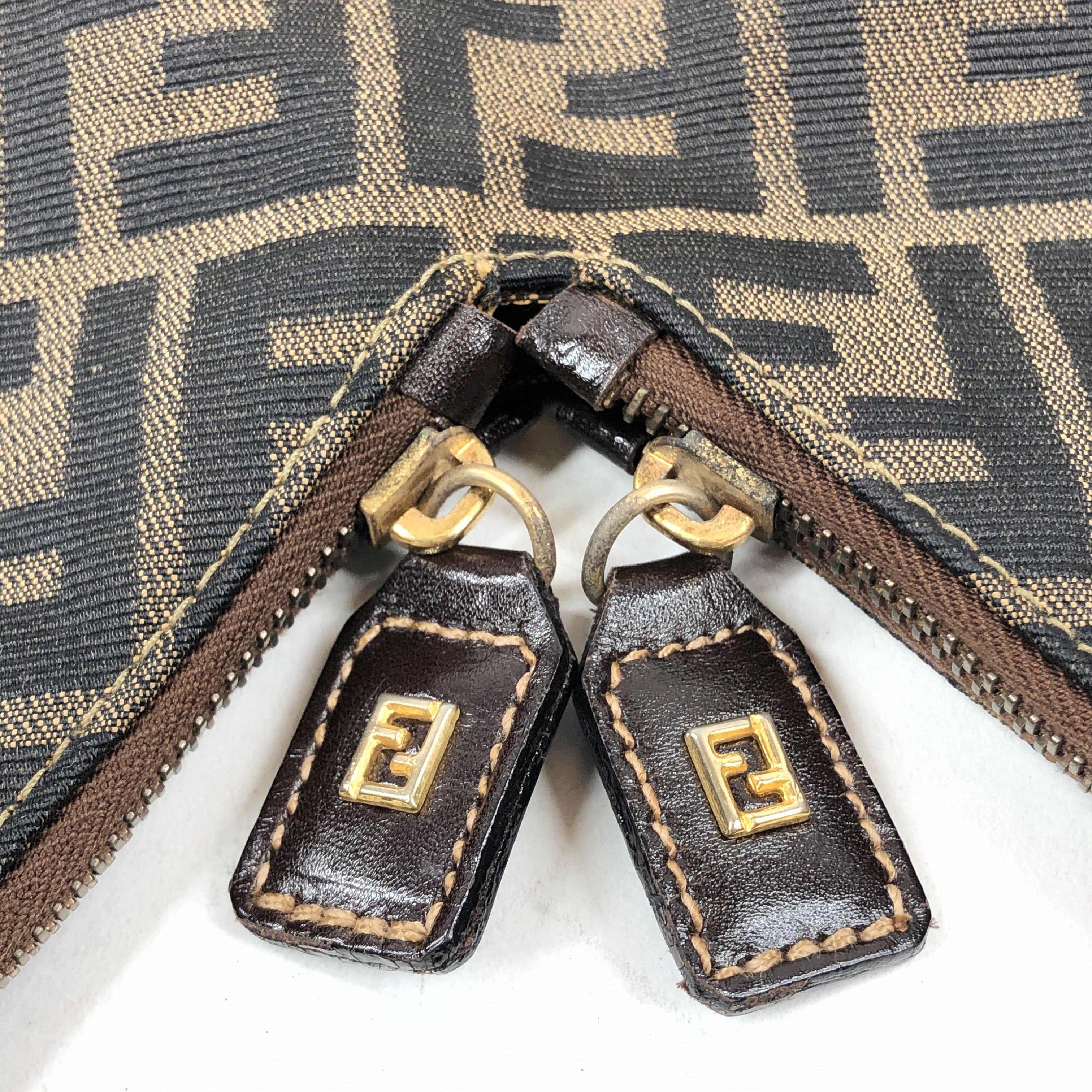 Fendi Fendi Zucca Shoulder Bag W Fastener PXL1772