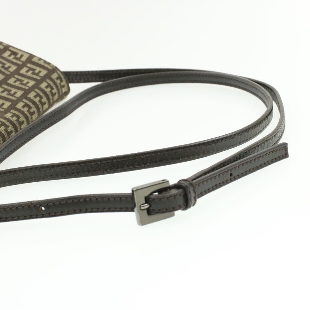 Fendi FENDI Zucchino Canvas Mamma Baguette Crossbody Bag