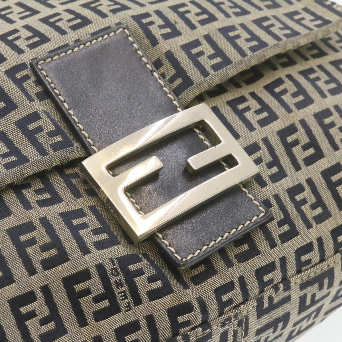 Fendi Fendi Zucchino Canvas Mamma Baguette Shoulder Bag AWL1083