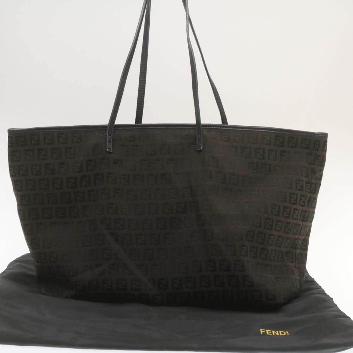 Fendi FENDI Zucchino Canvas Tote Bag