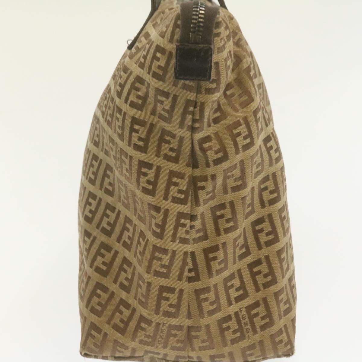 Fendi FENDI Zucchino Canvas Tote Bag Beige AWL1081