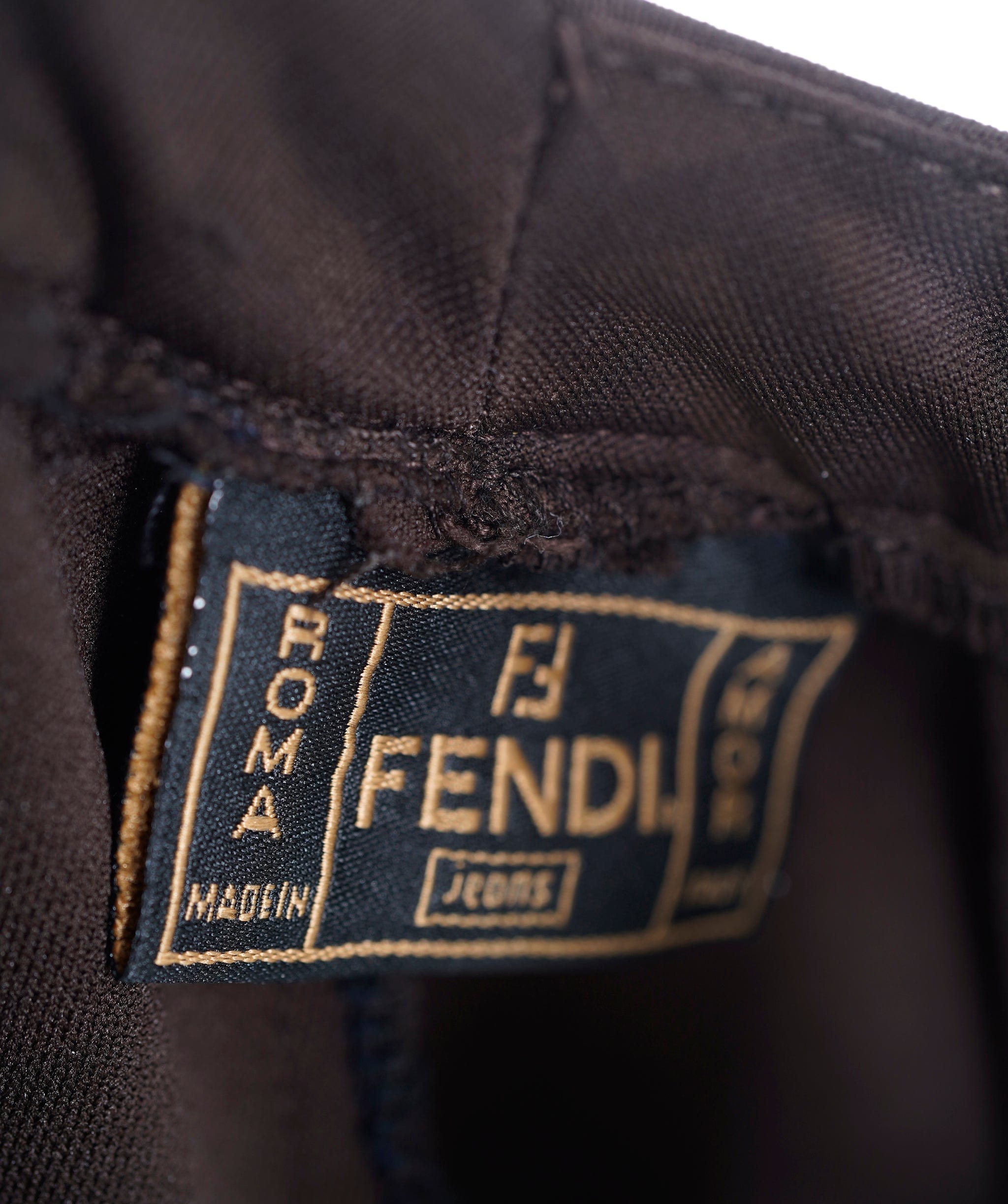 Fendi Fendi FF brown trousers AJL0075