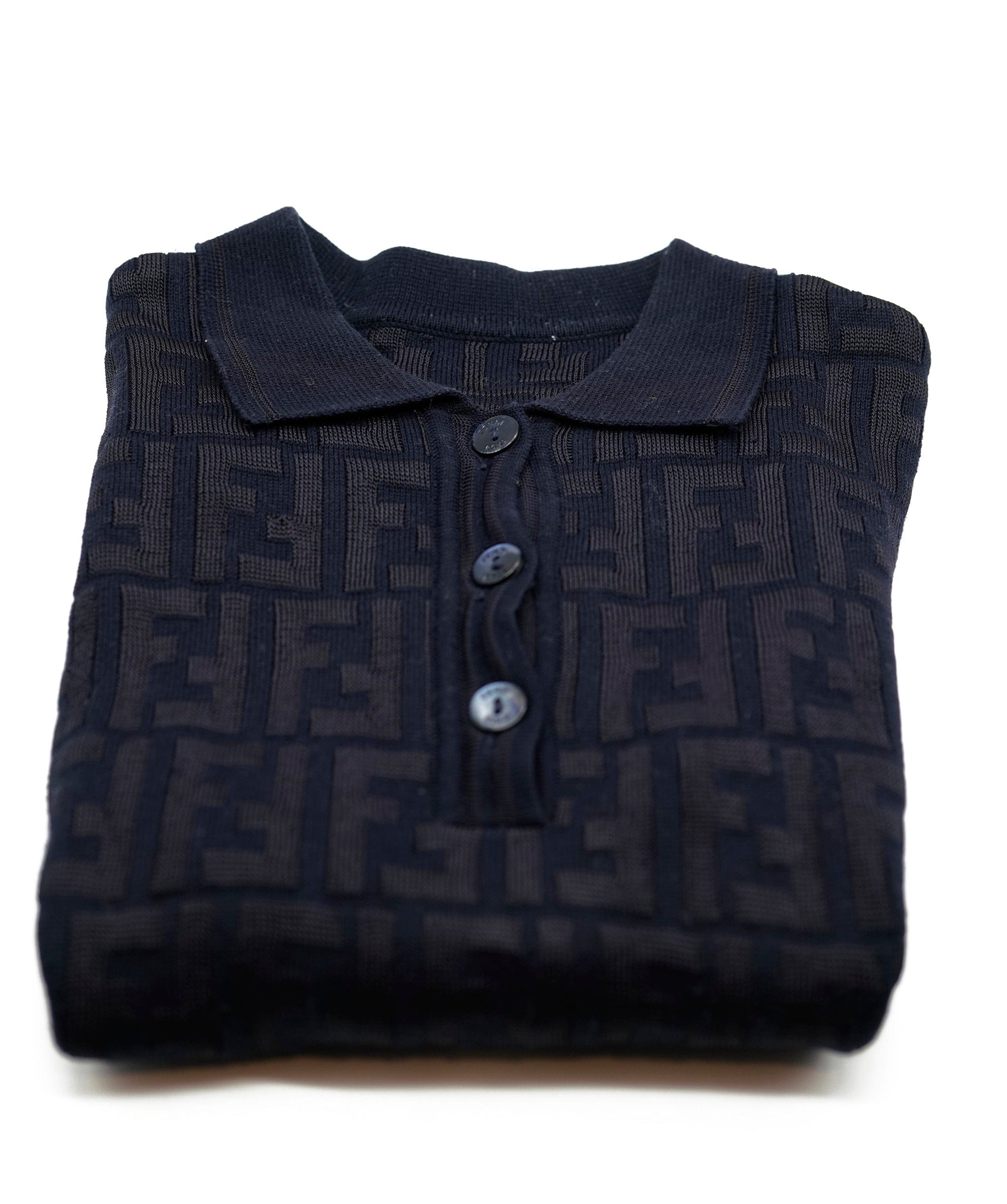 Fendi Fendi Zucca Knit Top Navy ASL5763