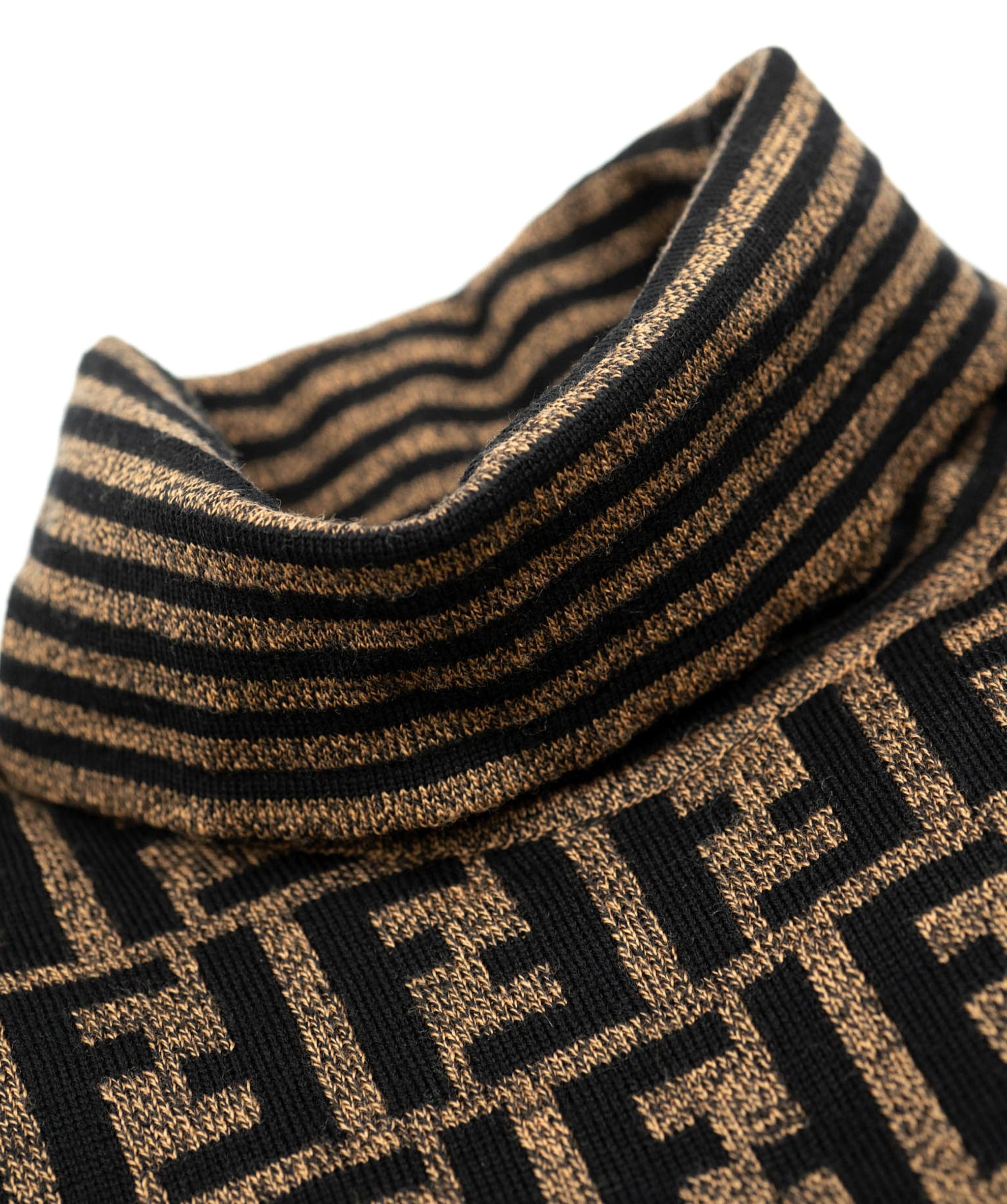 Fendi Fendi Zucca Monogram Sweater Brown ASL4870