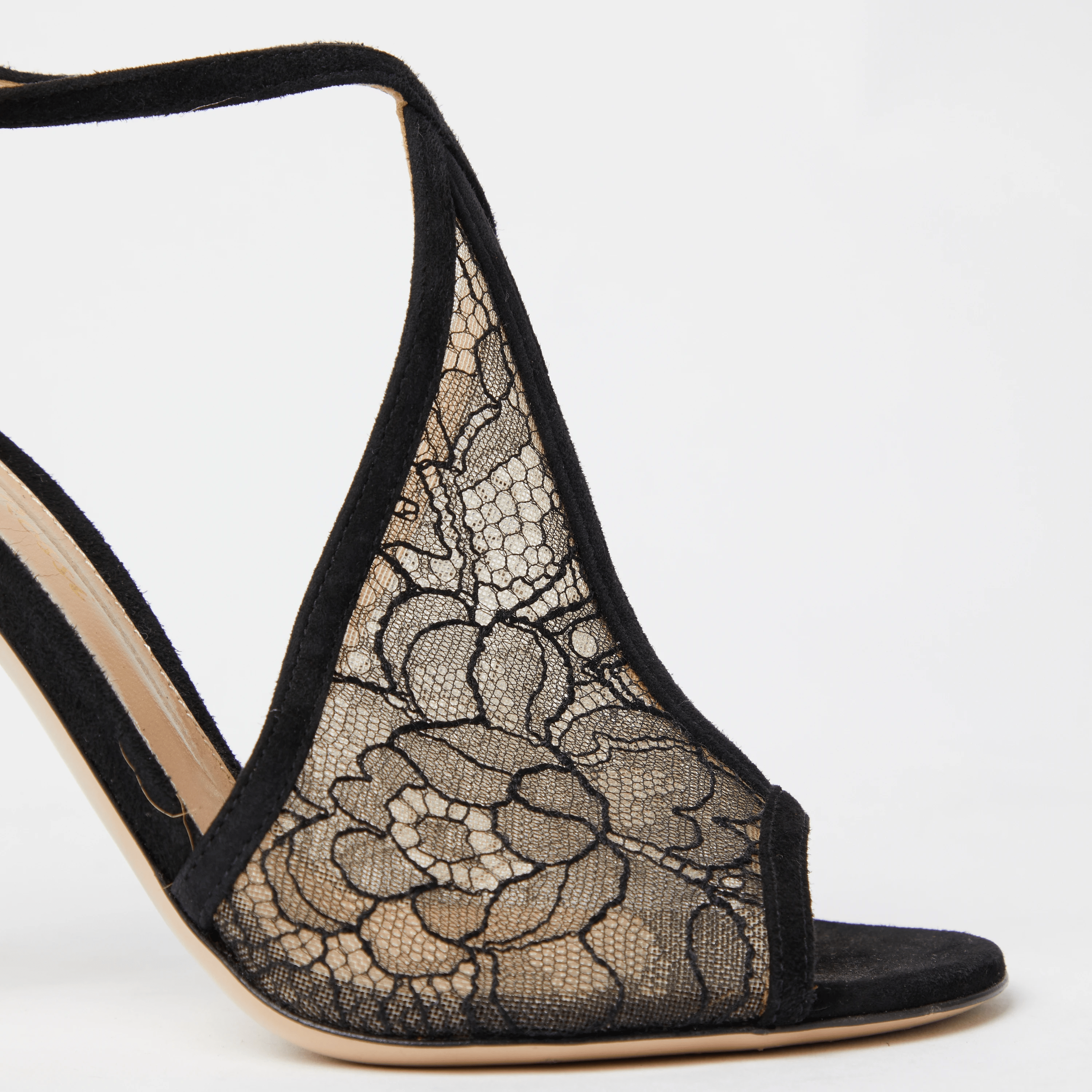 Gianvito Rossi Black lace Sergio Rossi shoes