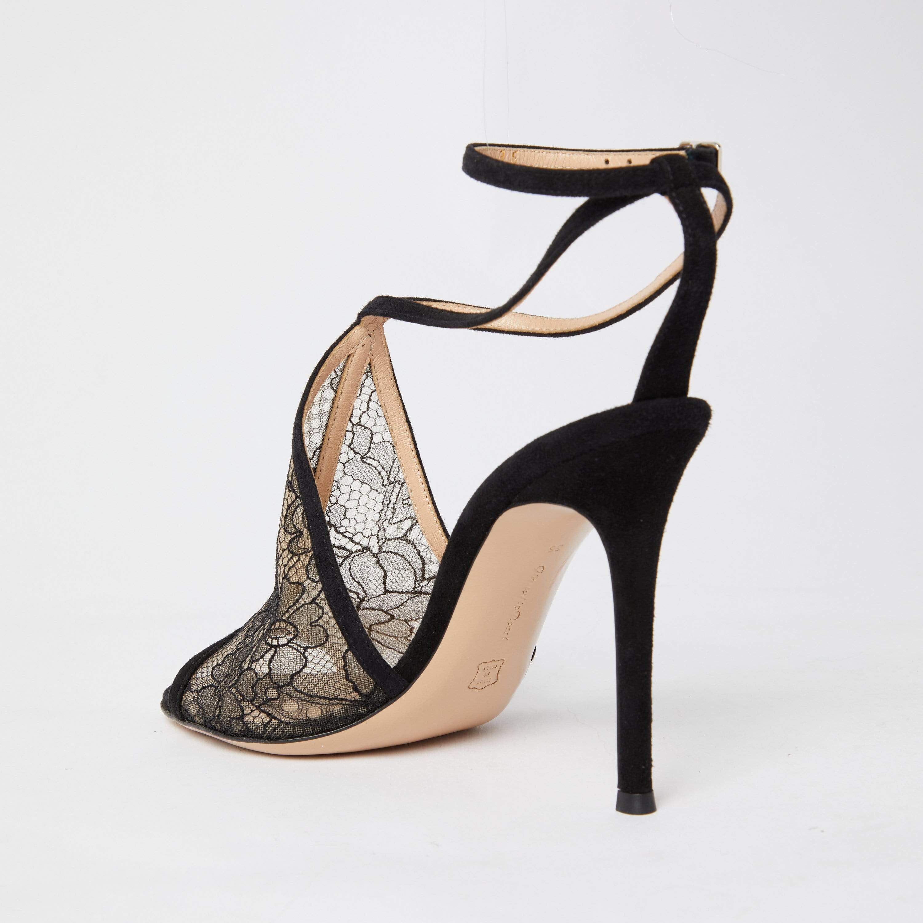 Gianvito Rossi Gianvito Rossi Black Lace Heels