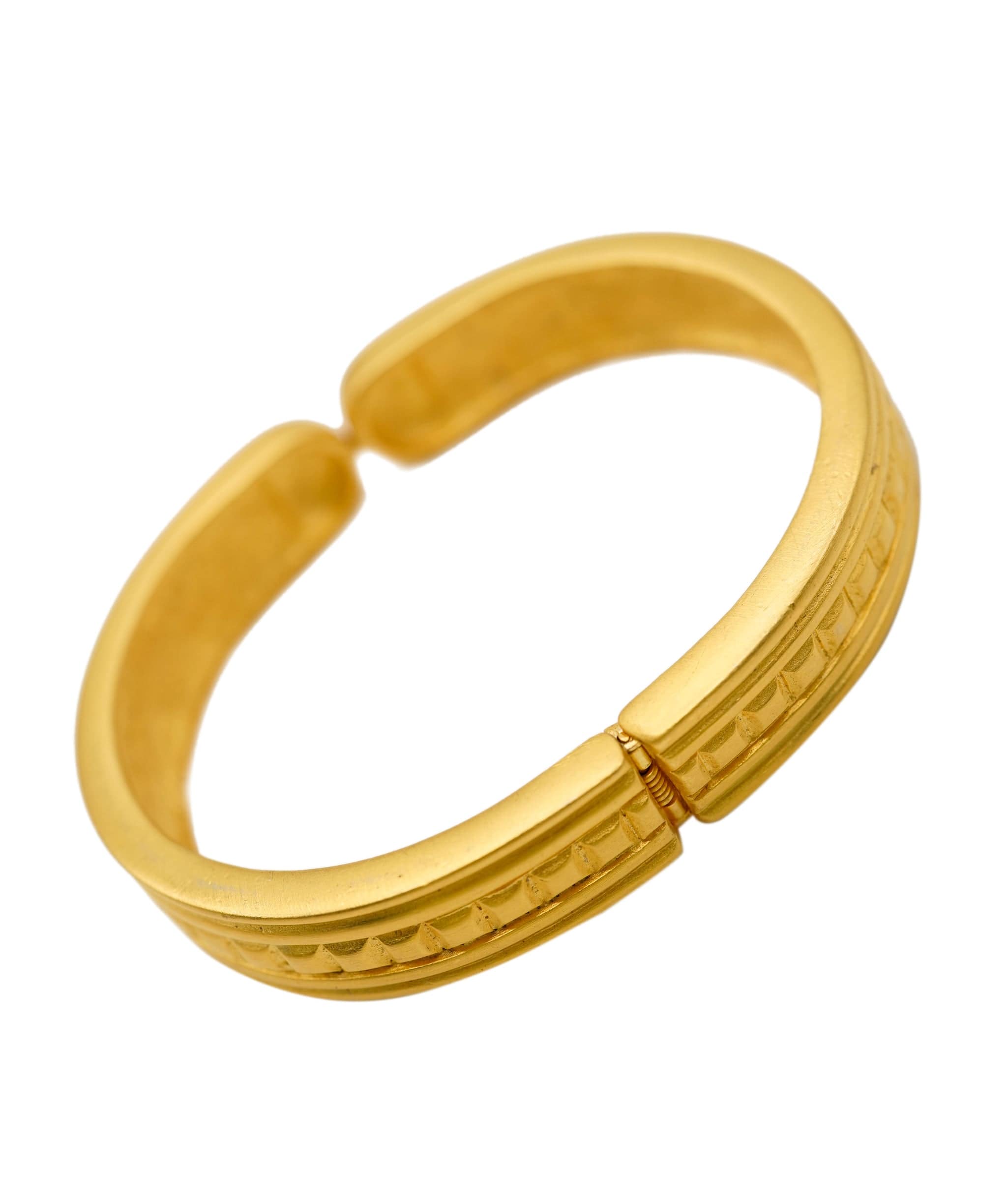 Givenchy Givenchy gold bangle with wave detailing AEL1139