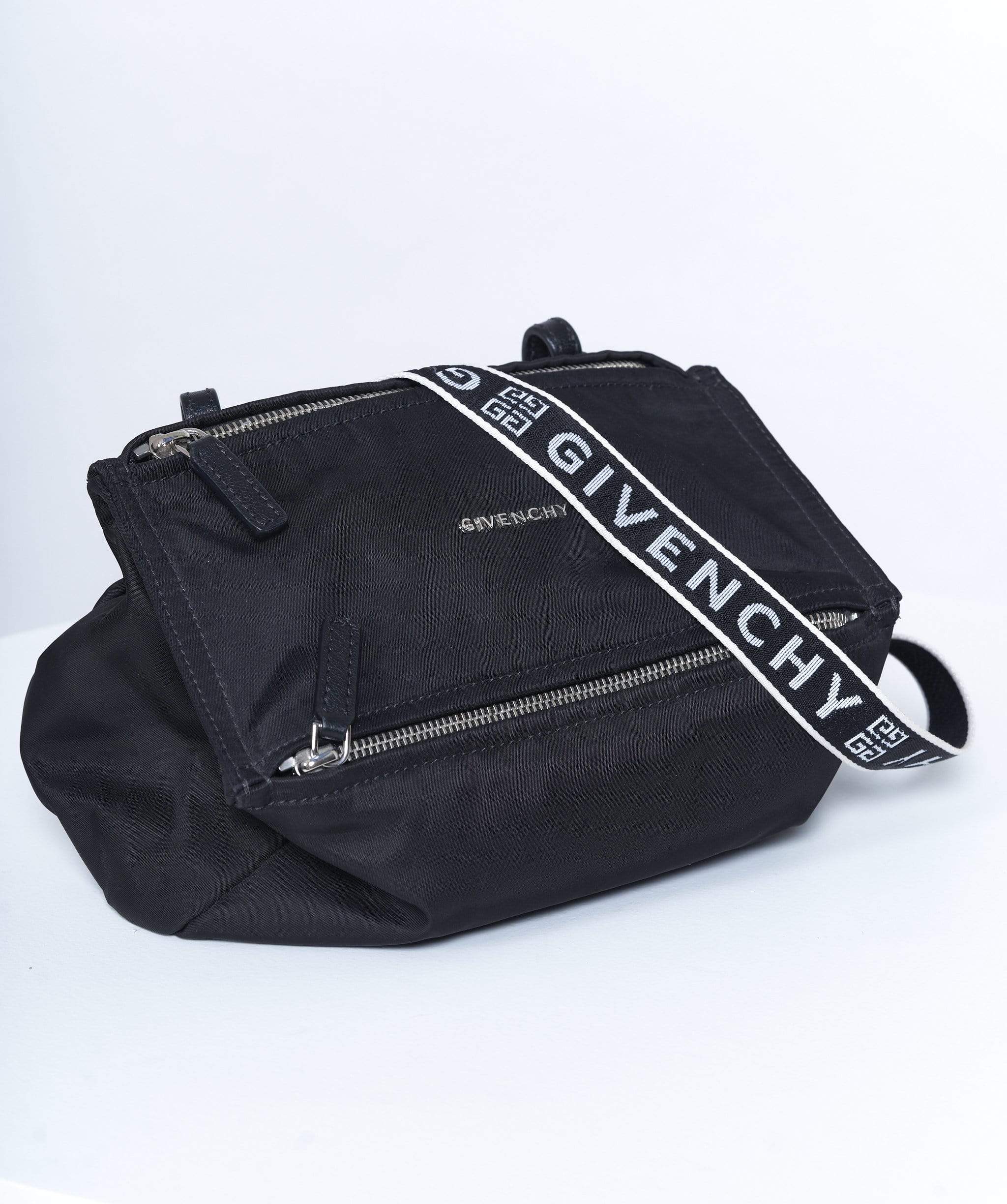 Givenchy Givenchy Pandora Nylon and leather bag small