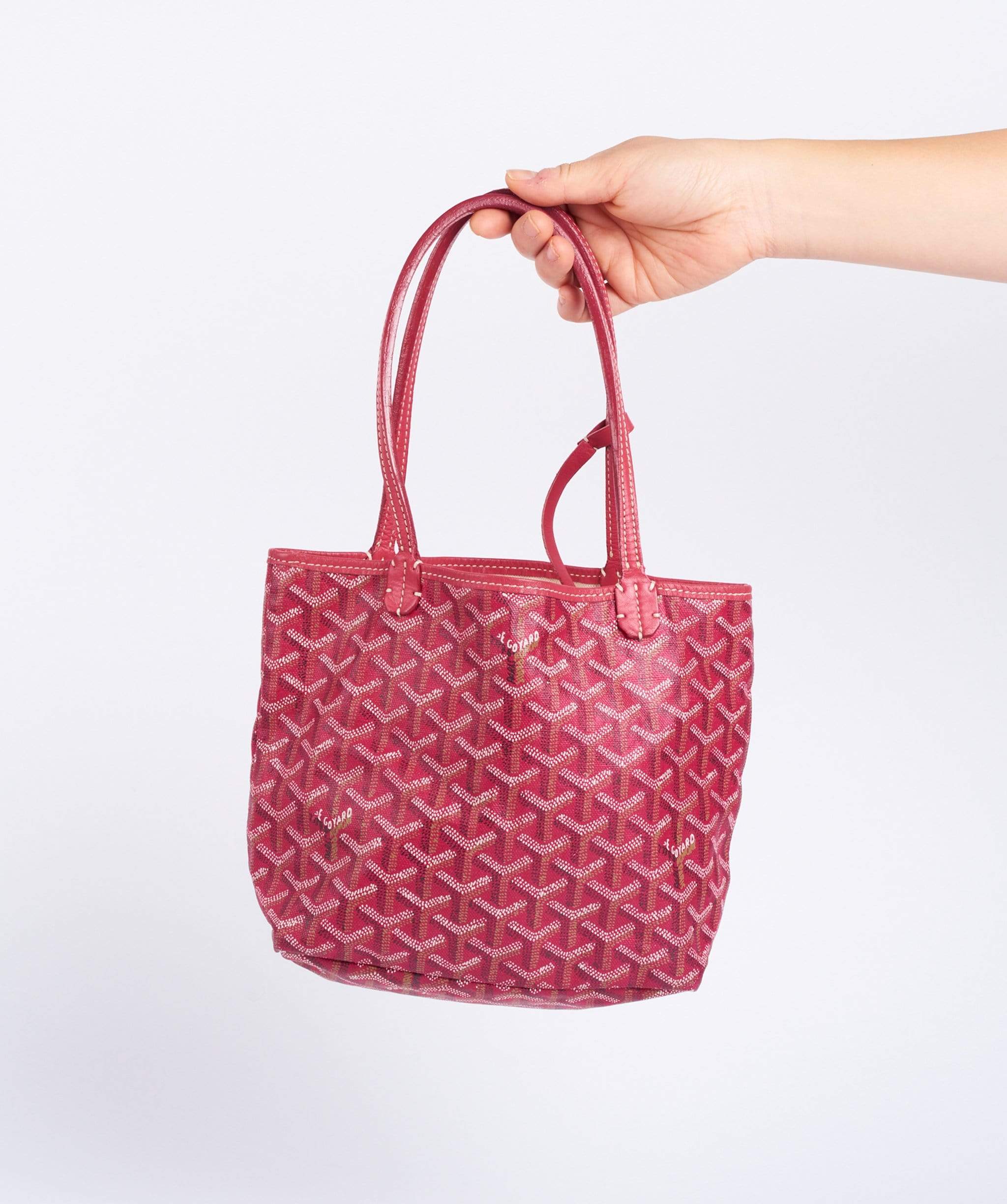 Goyard Goyard St Louis Red Tote Bag PM