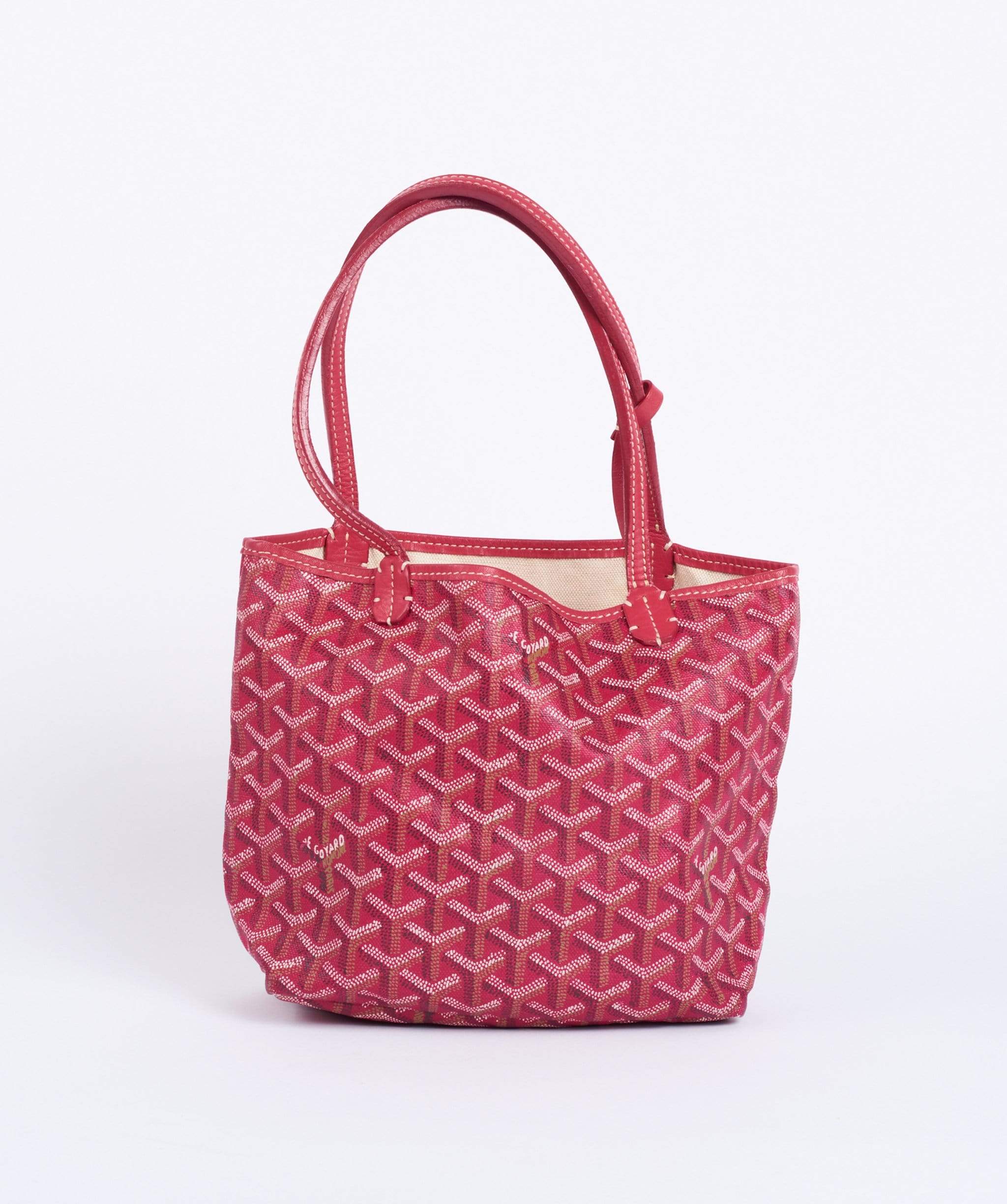 Goyard Goyard St Louis Red Tote Bag PM