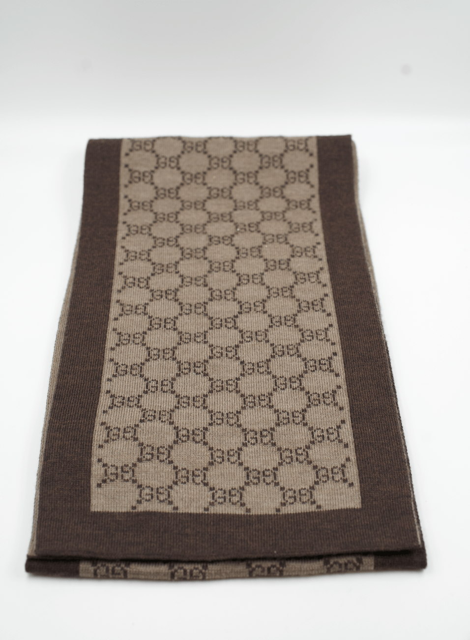 Gucci Gucci BEIGE/BROWN GG SCARF - AWL3951