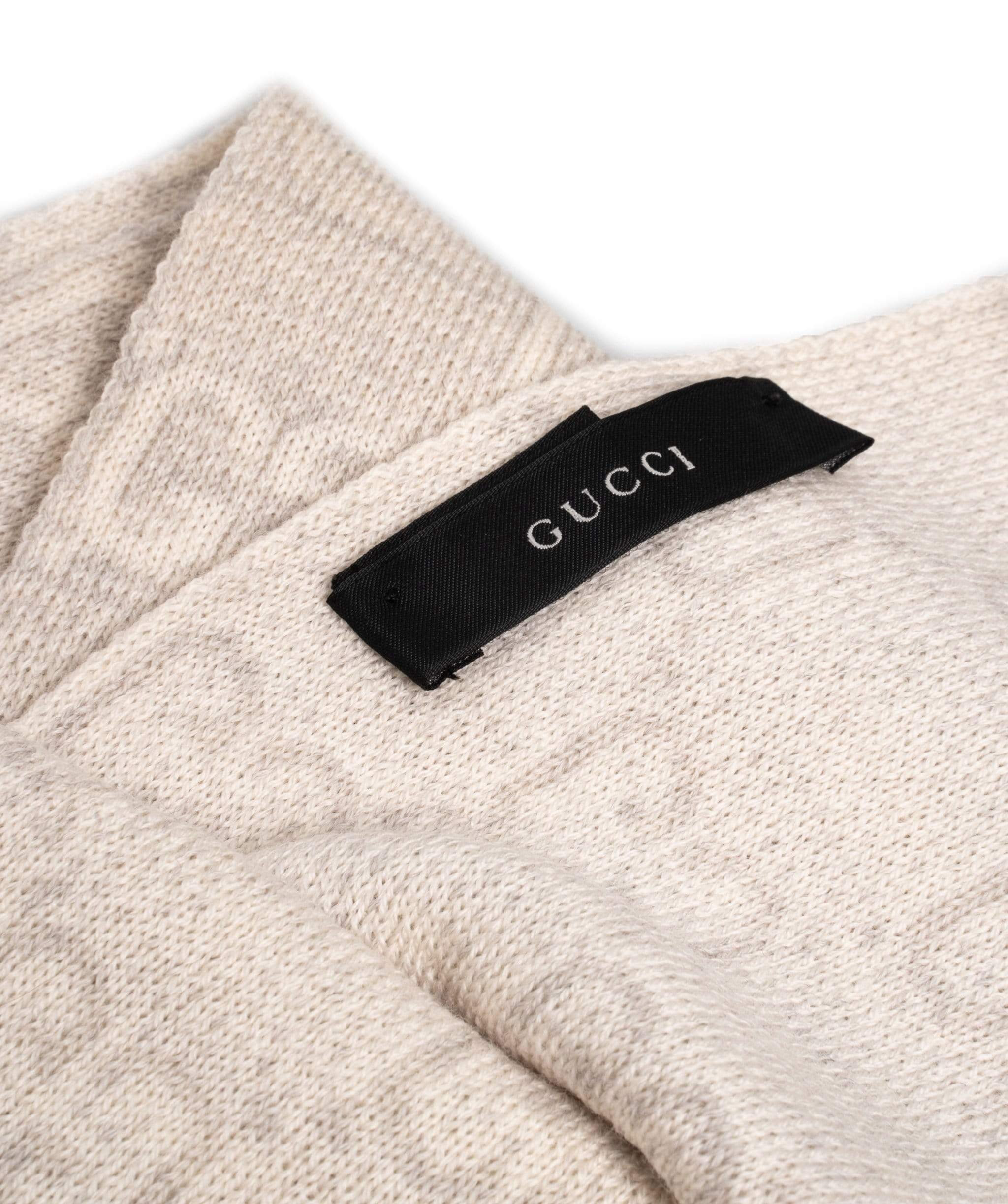 Gucci Gucci Beige GG Wool Scarf MW2741