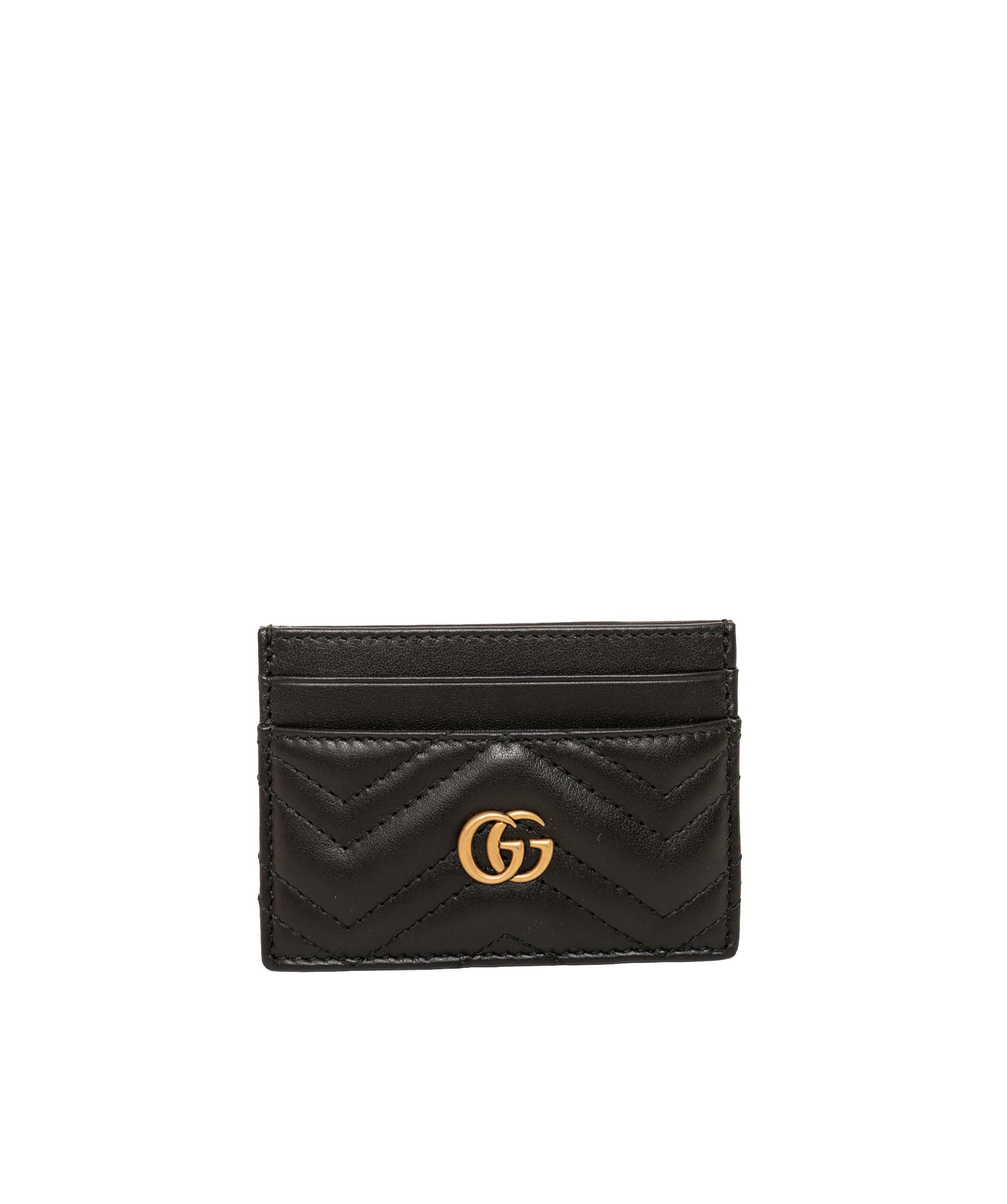 Gucci Gucci Black Leather Card Holder AGL1066