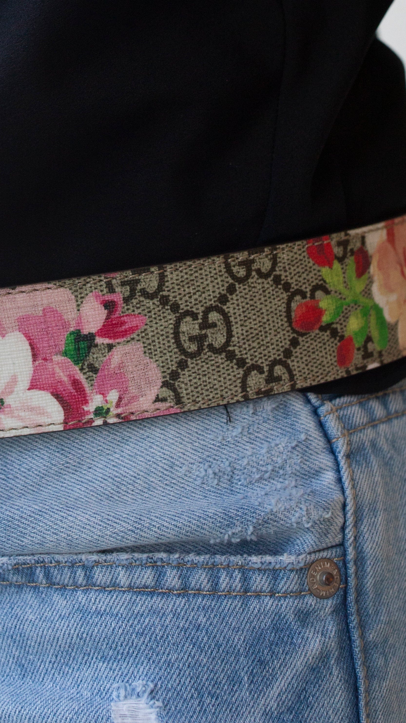 Gucci Gucci Floral Belt RJL1775