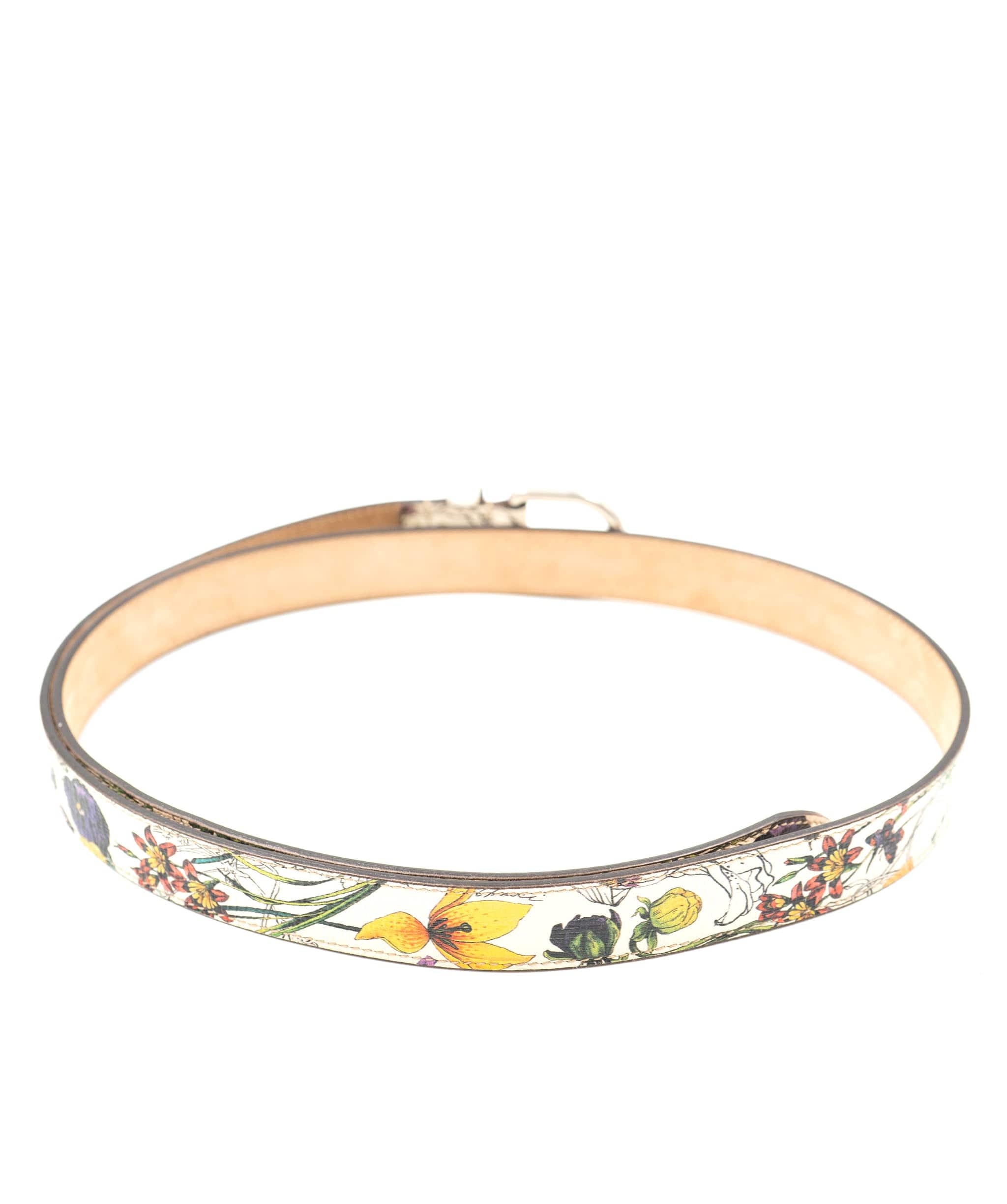 Gucci Gucci Floral Leather Belt - AGL1401