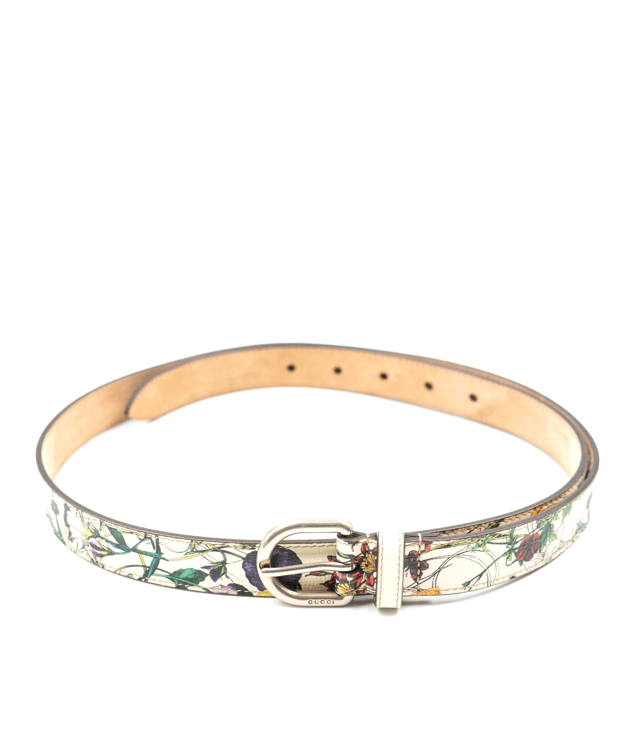 Gucci Gucci Floral Leather Belt - AGL1401