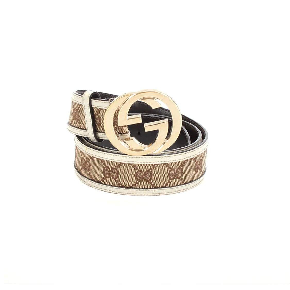 Gucci Gucci GG Canvas Interlocking G Belt