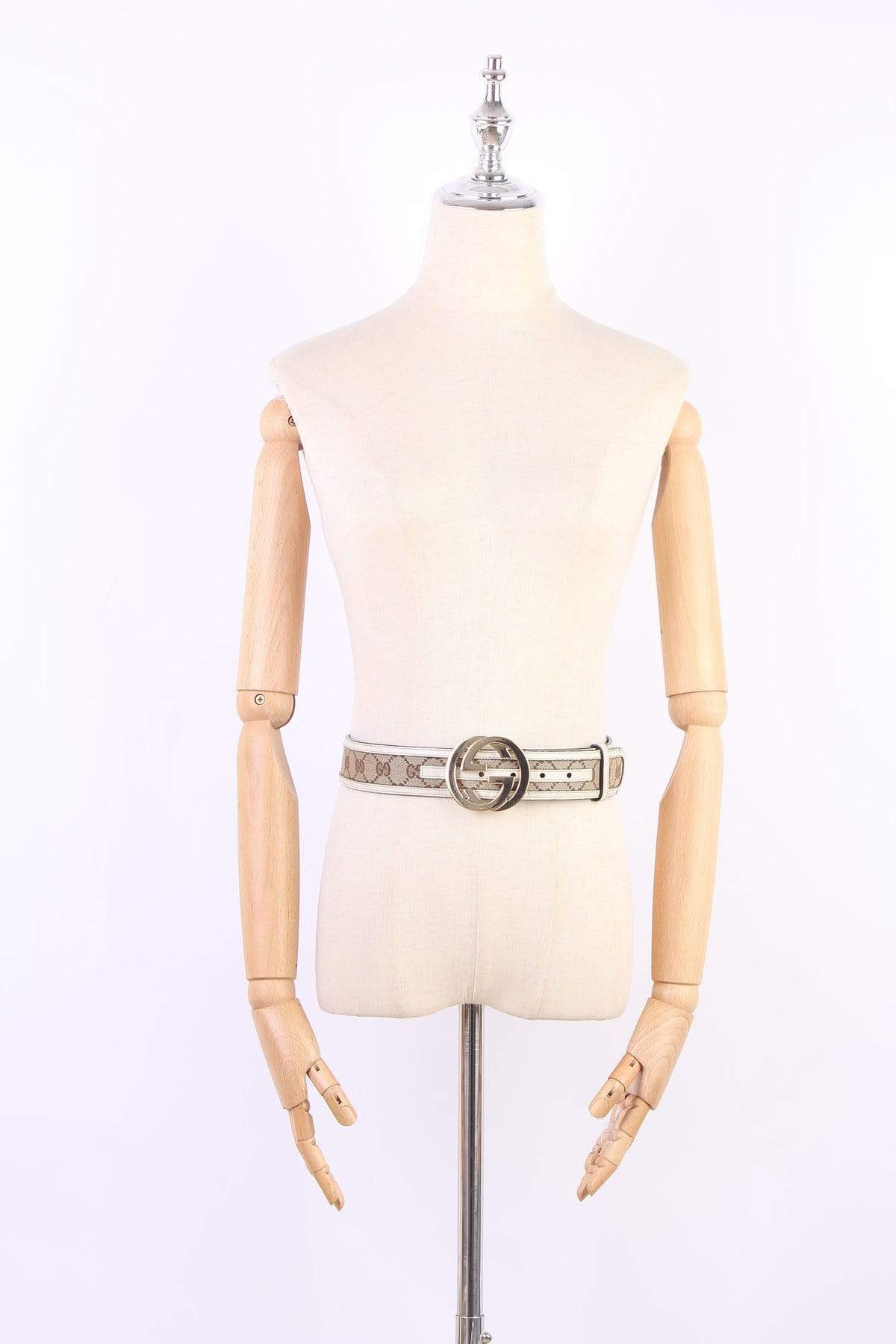 Gucci Gucci GG Canvas Interlocking G Belt