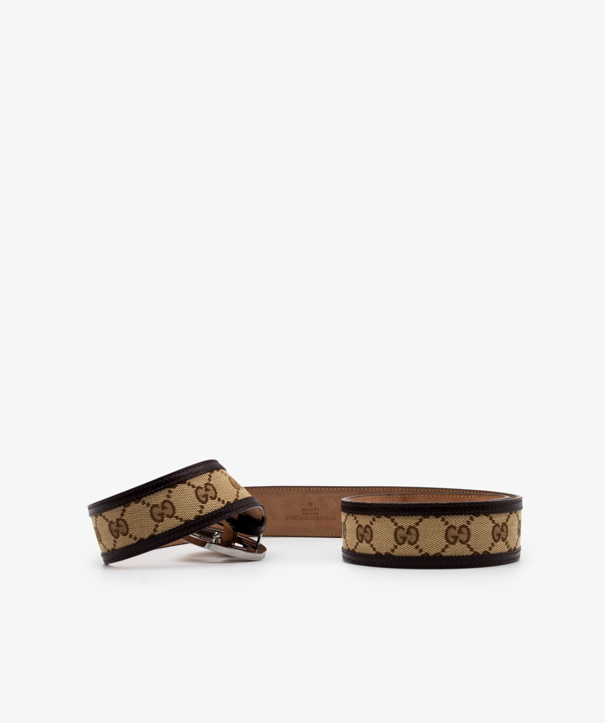 Gucci Gucci GG Canvas Supreme Belt RJC1086