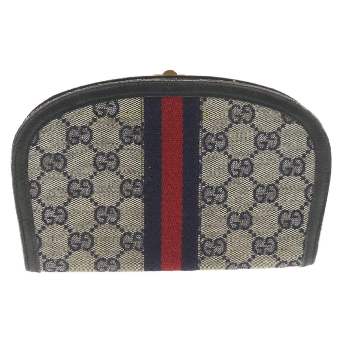 Gucci Gucci GG Canvas Web Coin Pouch