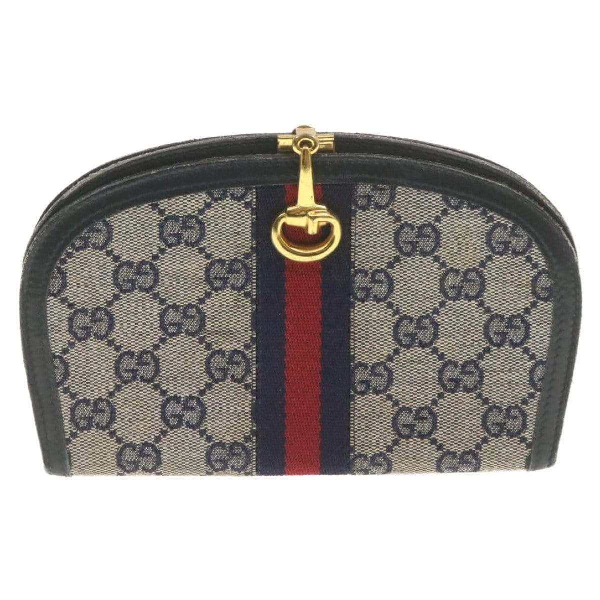 Gucci Gucci GG Canvas Web Coin Pouch