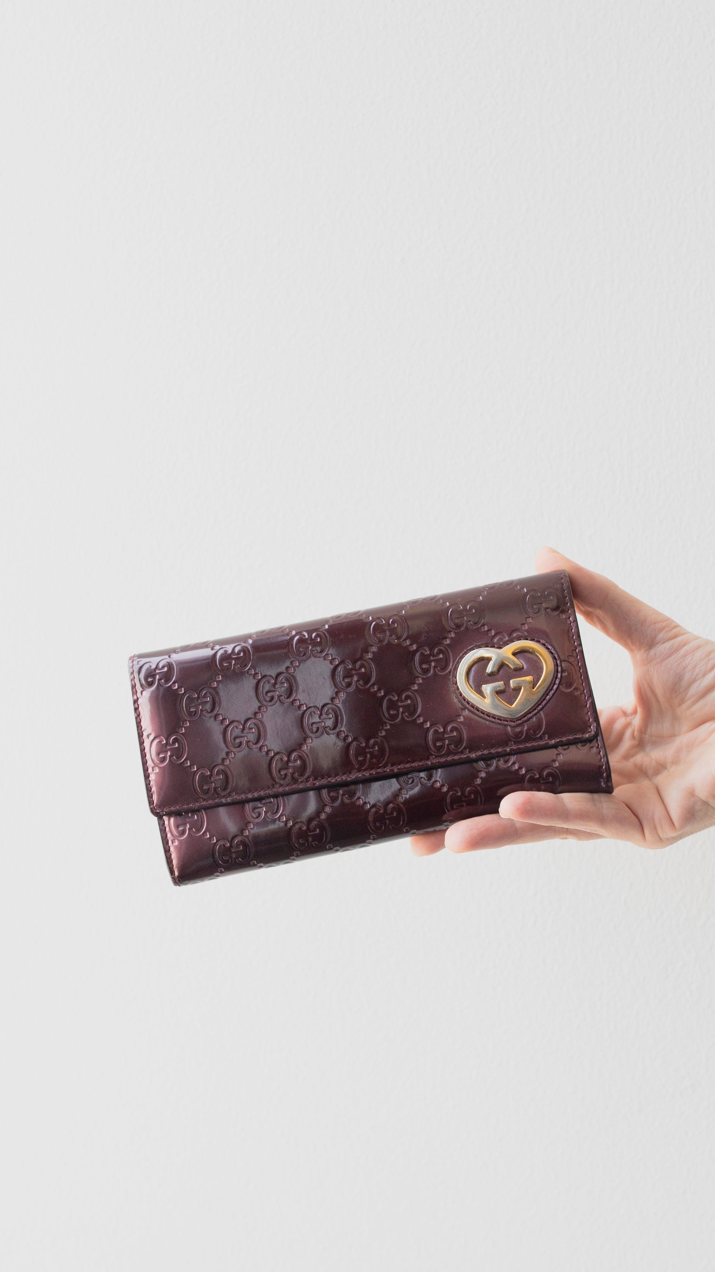 Gucci Gucci Guccissima Lovely Heart Wallet