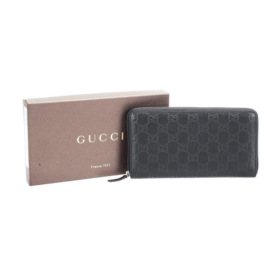 Gucci Gucci  Guccissima Zip Wallet