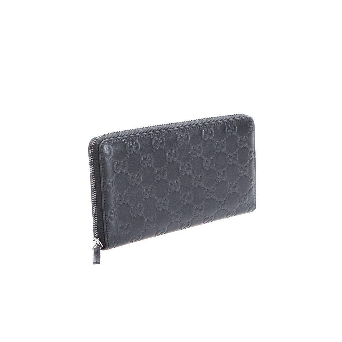 Gucci Gucci  Guccissima Zip Wallet