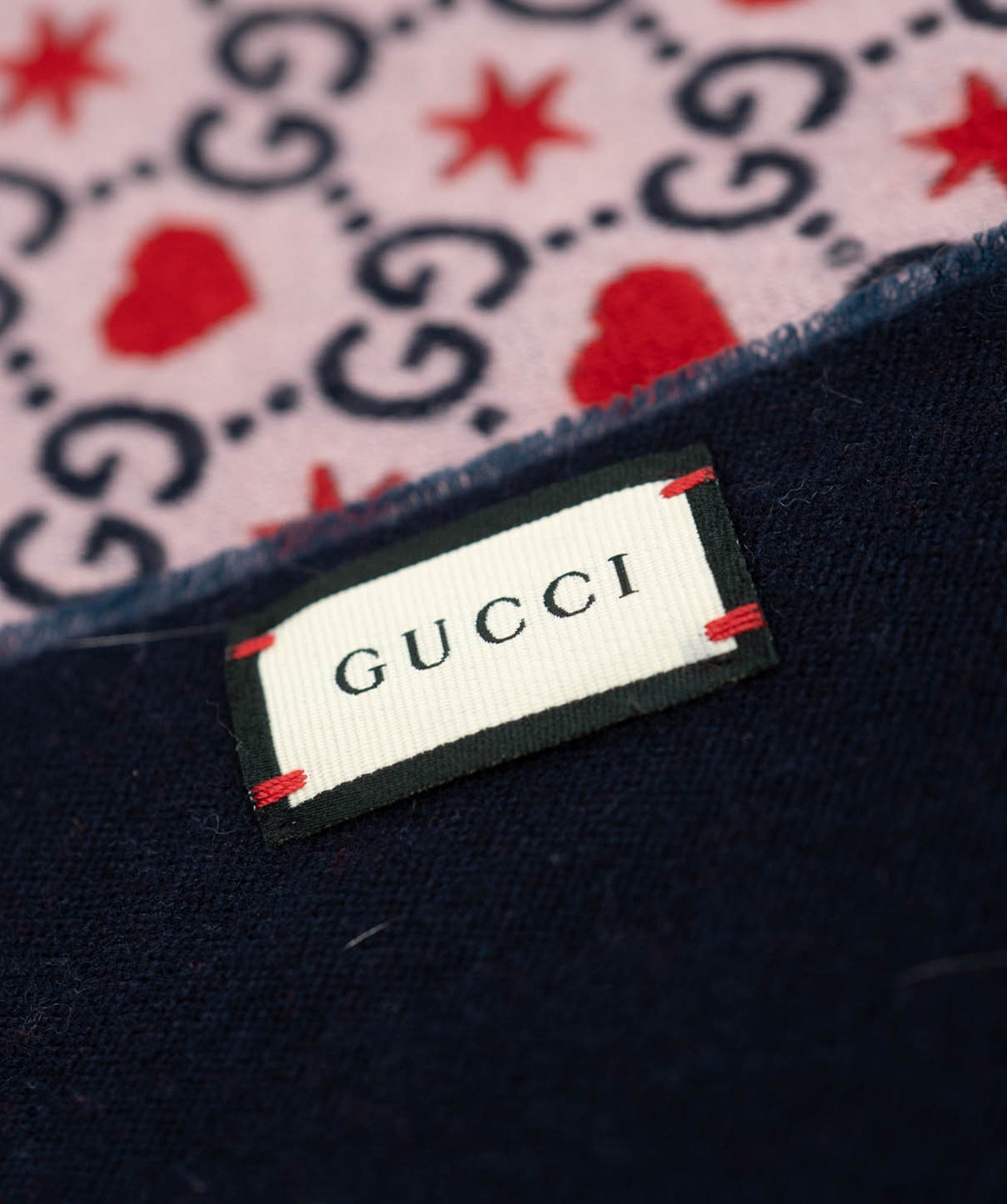 Gucci Gucci Heart Star Scarf - AWC1619