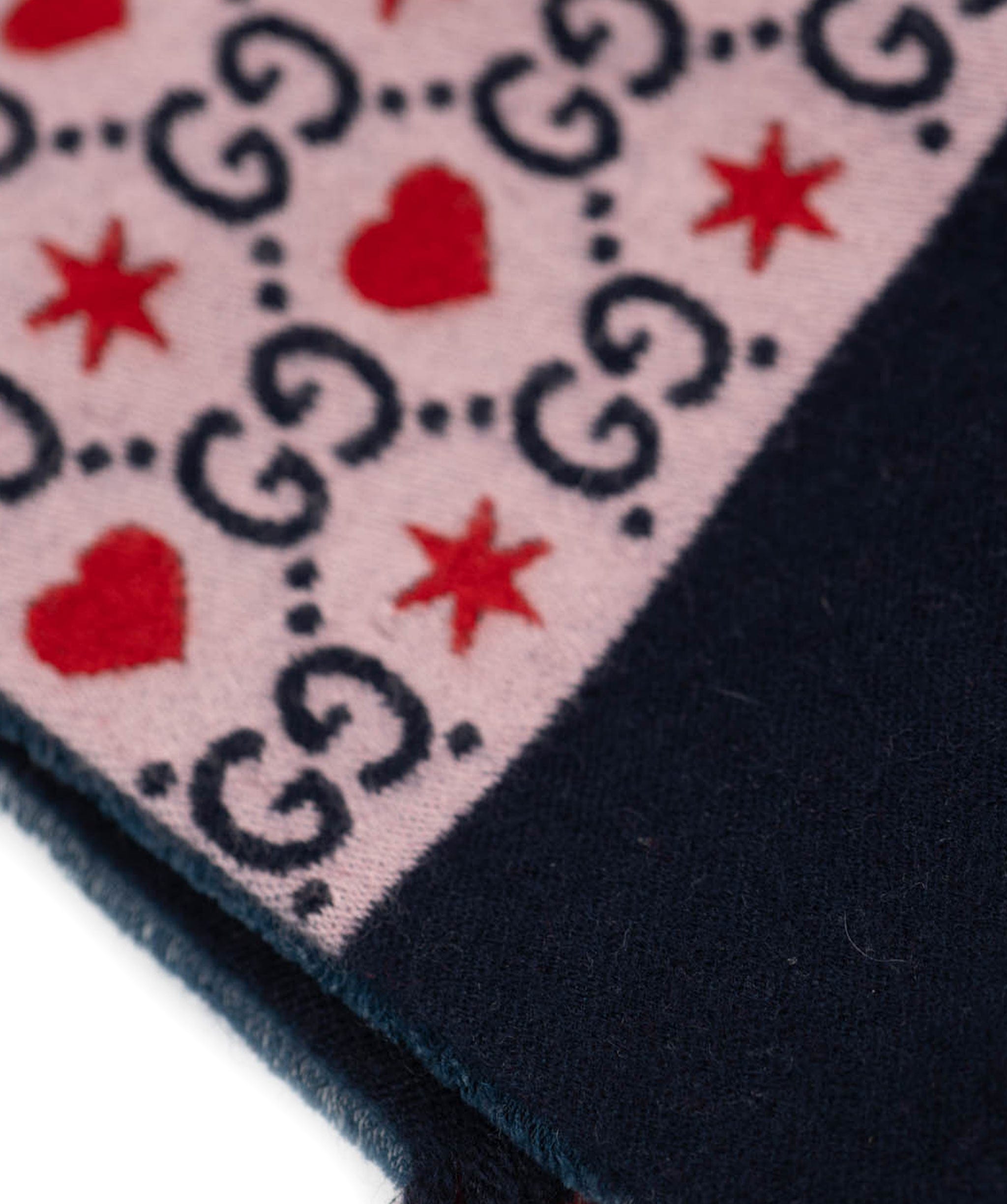 Gucci Gucci Heart Star Scarf - AWC1619