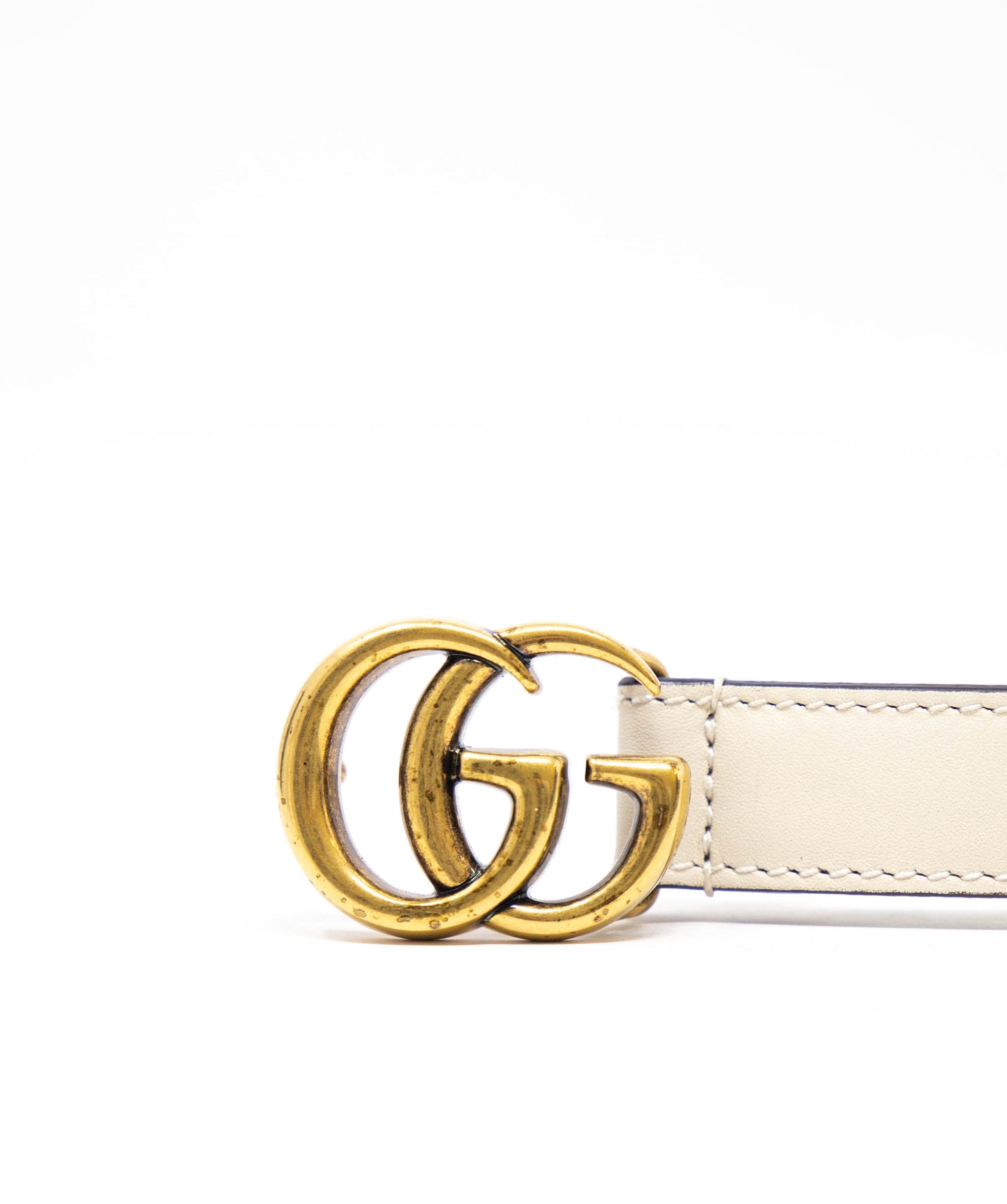 Gucci Gucci marmont cream belt - AGL2212