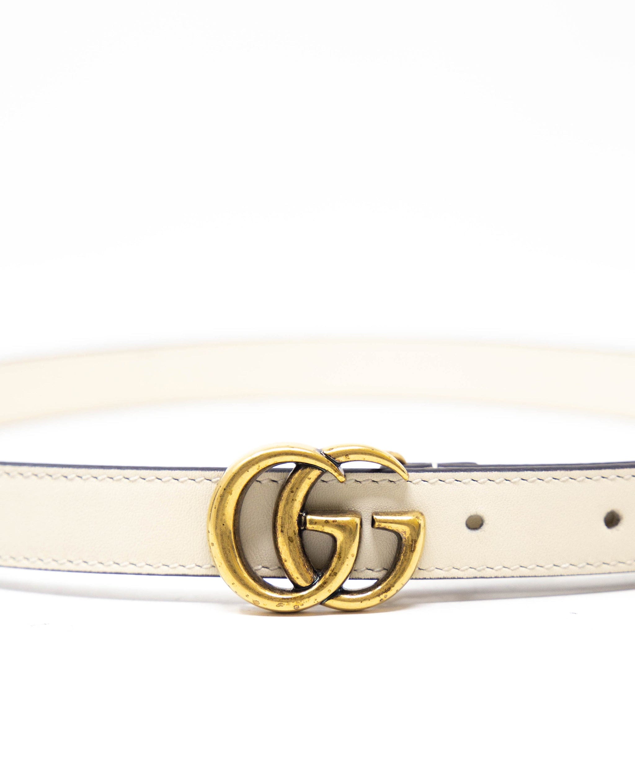 Gucci Gucci marmont cream belt - AGL2212