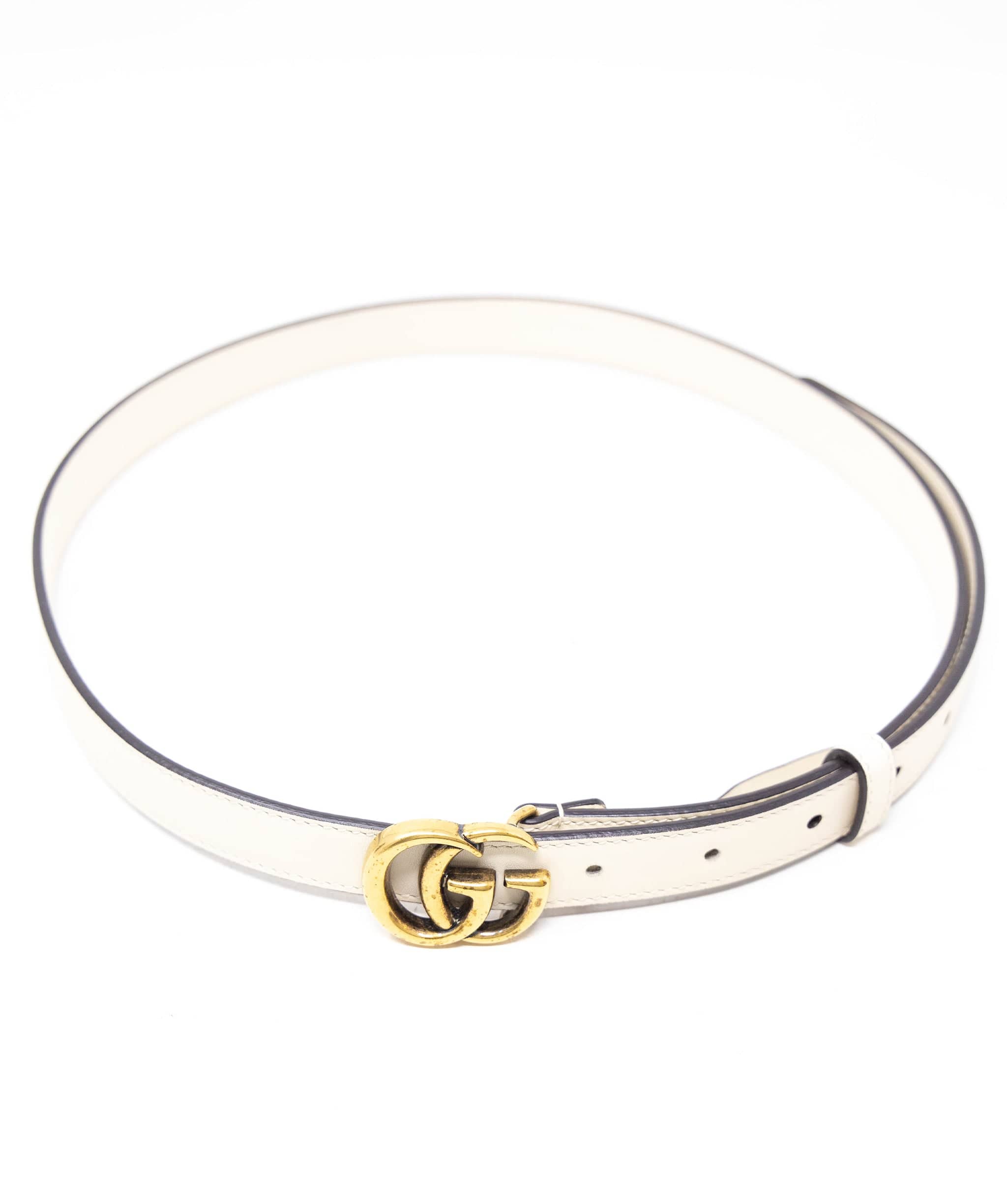 Gucci Gucci marmont cream belt - AGL2212