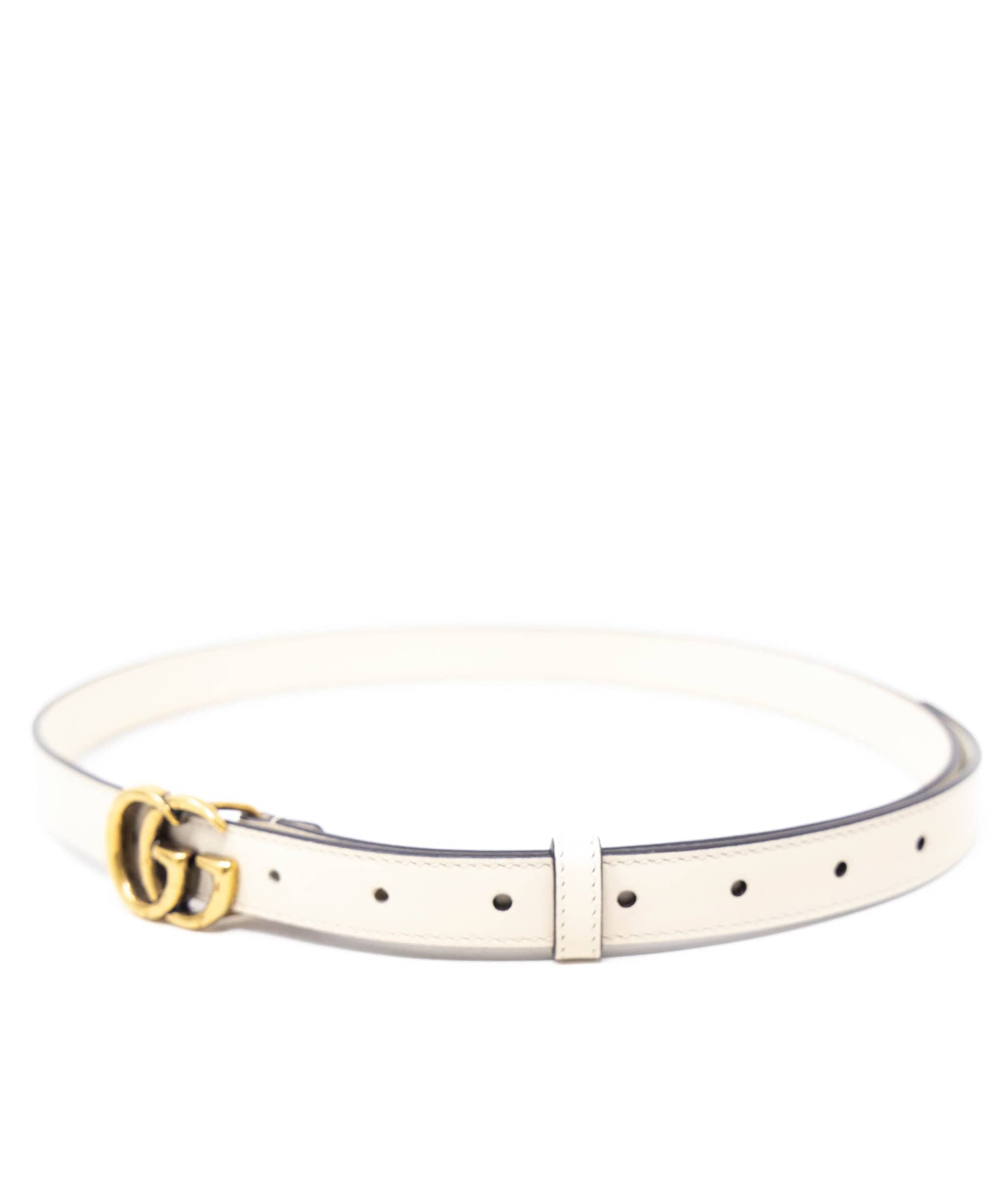 Gucci Gucci marmont cream belt - AGL2212