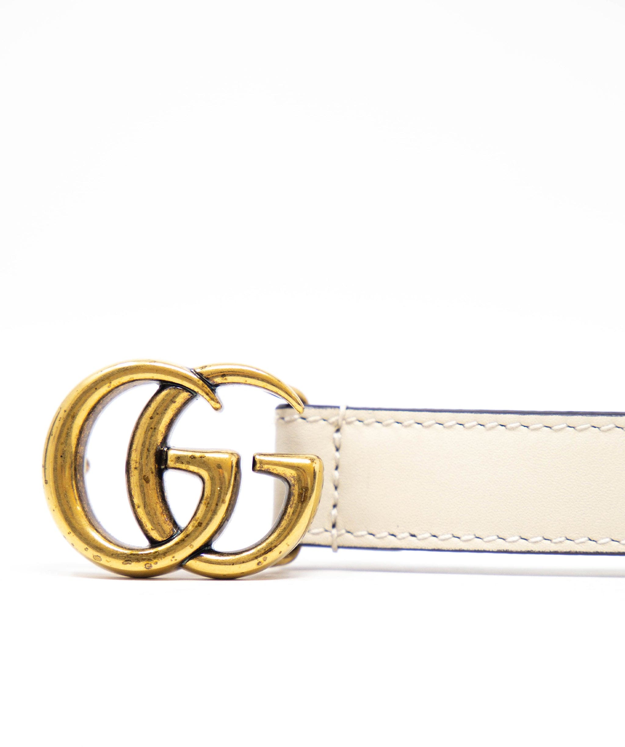 Gucci Gucci marmont cream belt - AGL2212