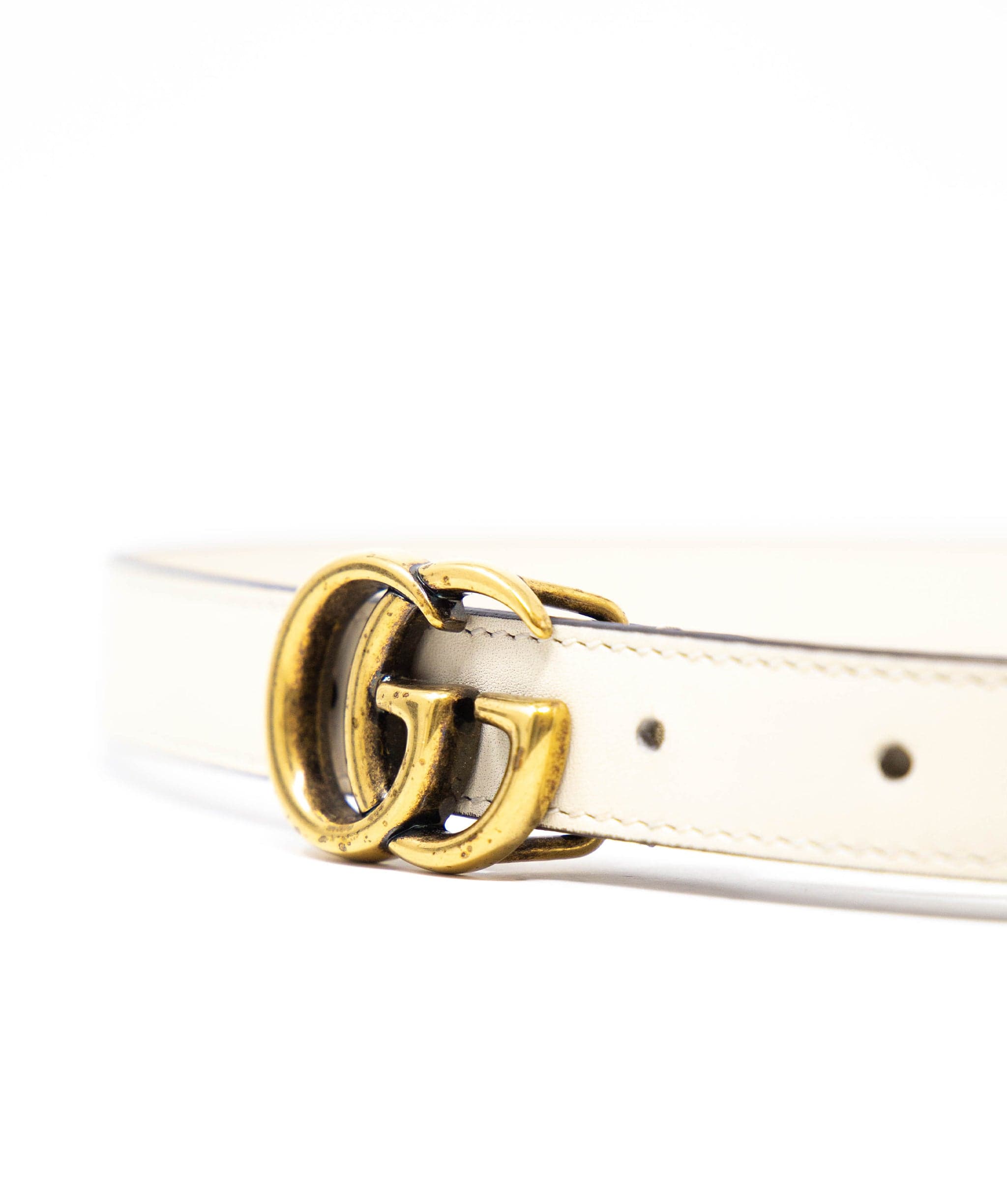 Gucci Gucci marmont cream belt - AGL2212